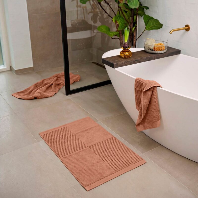 Classic badematte 50x80 cm mandarin