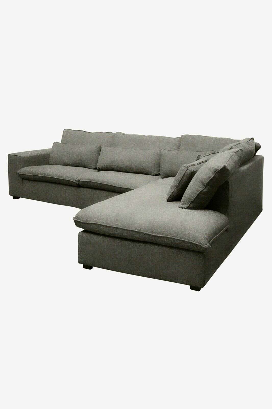 Baron bank 3.5-zits lounge rechts Ranch donkergroen