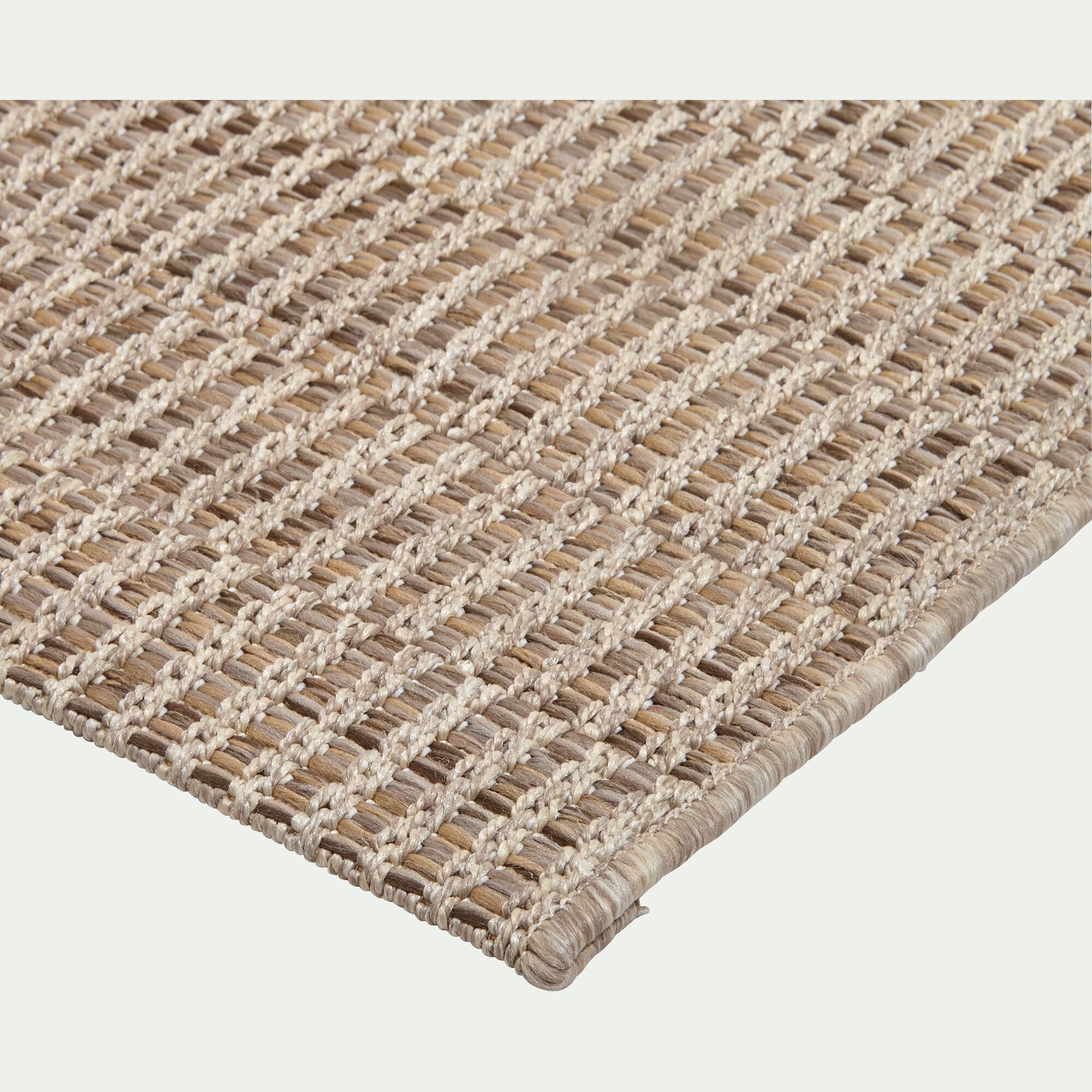 LUBERON - Tapis intérieur et extérieur aspect sisal - naturel 160x230cm