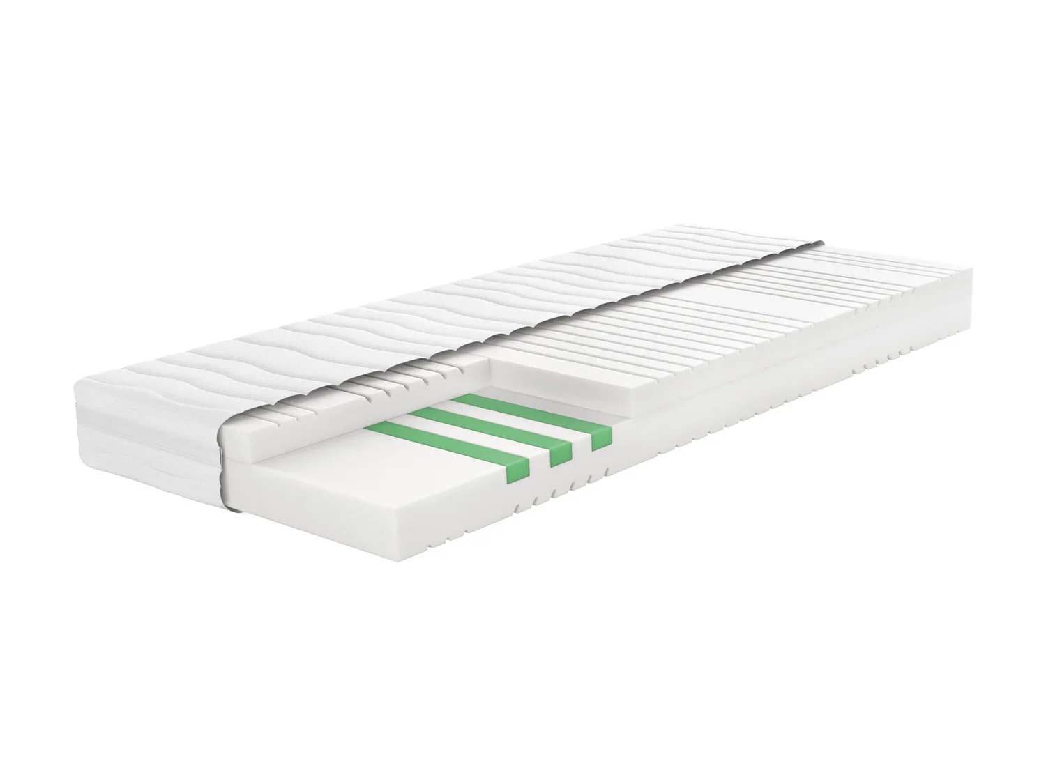 LIVARNO home Matelas en mousse froide 7 zones, H3, 90 x 190 cm
