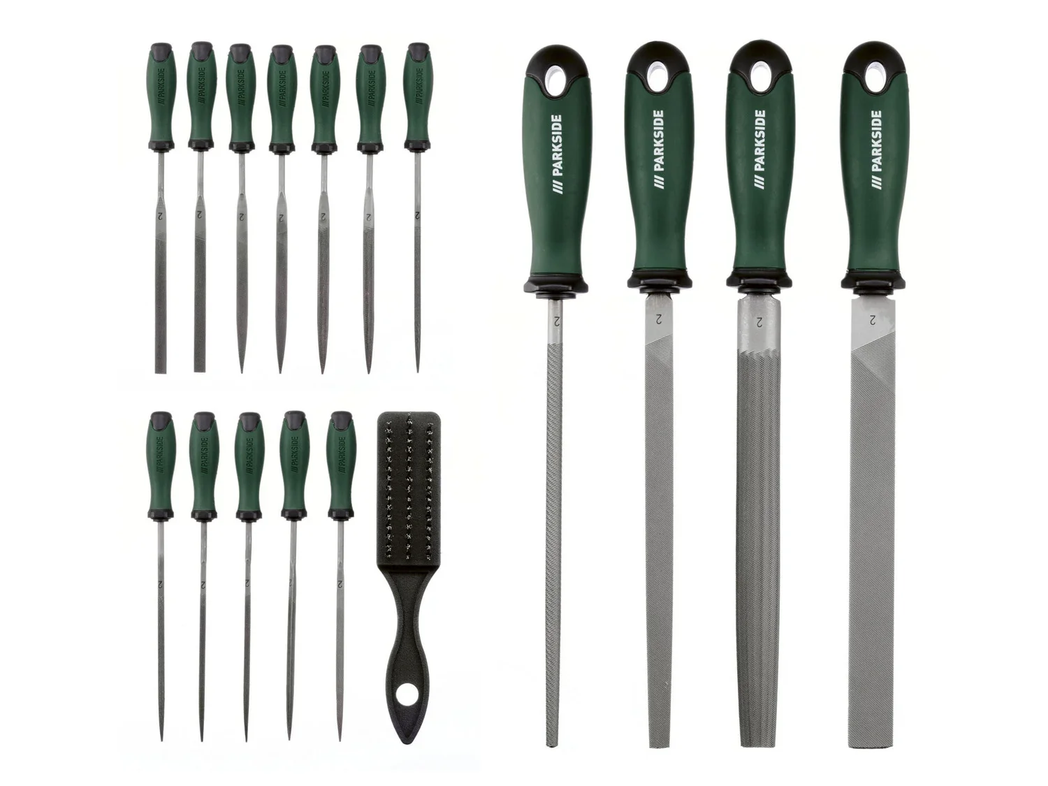 PARKSIDE Set de limes d'atelier, 17 pices