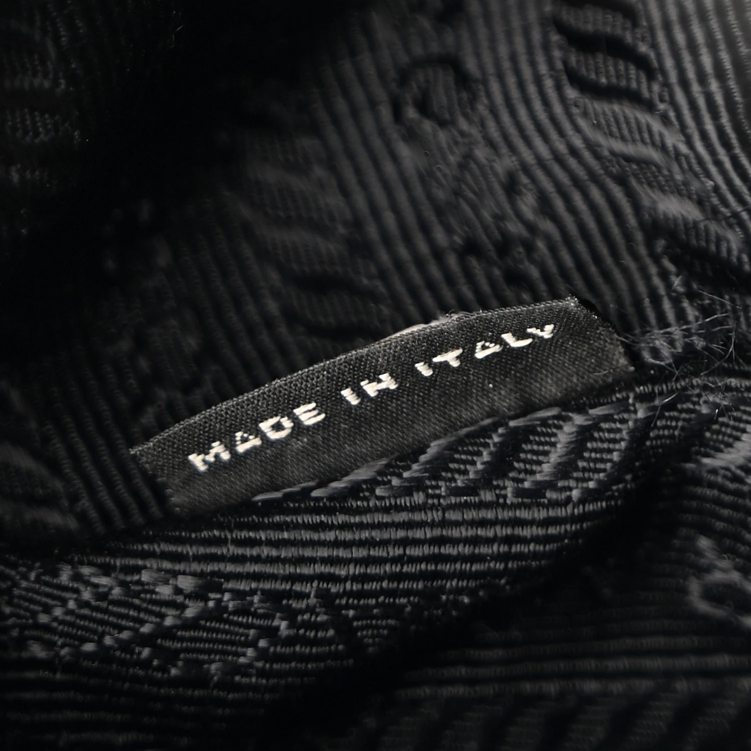 Tessuto Nylon Mini Re-Edition 2000 Bag Black
