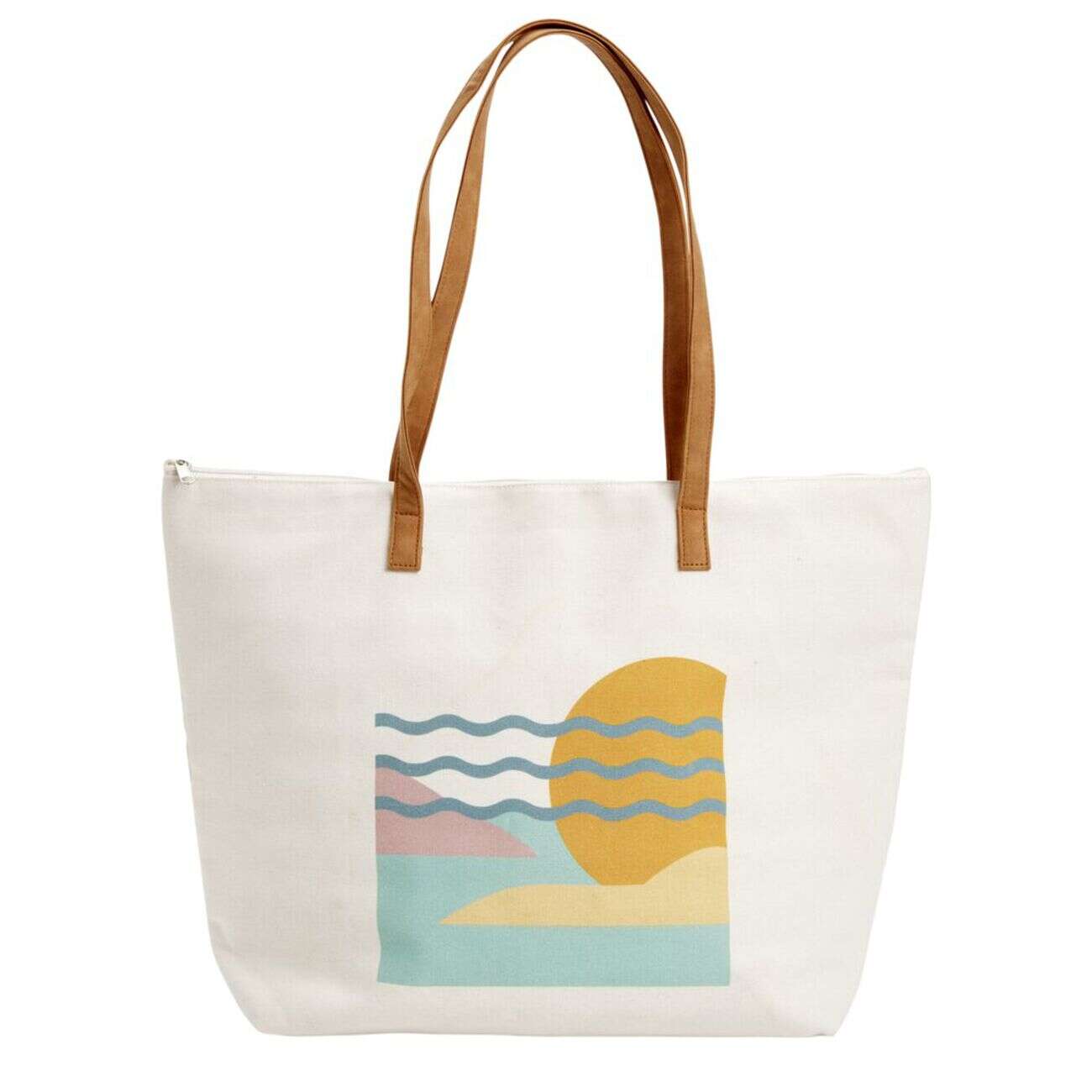 Sac isotherme fraîcheur aluminium 2 anses motif paysage 27L 53x53xH58cm