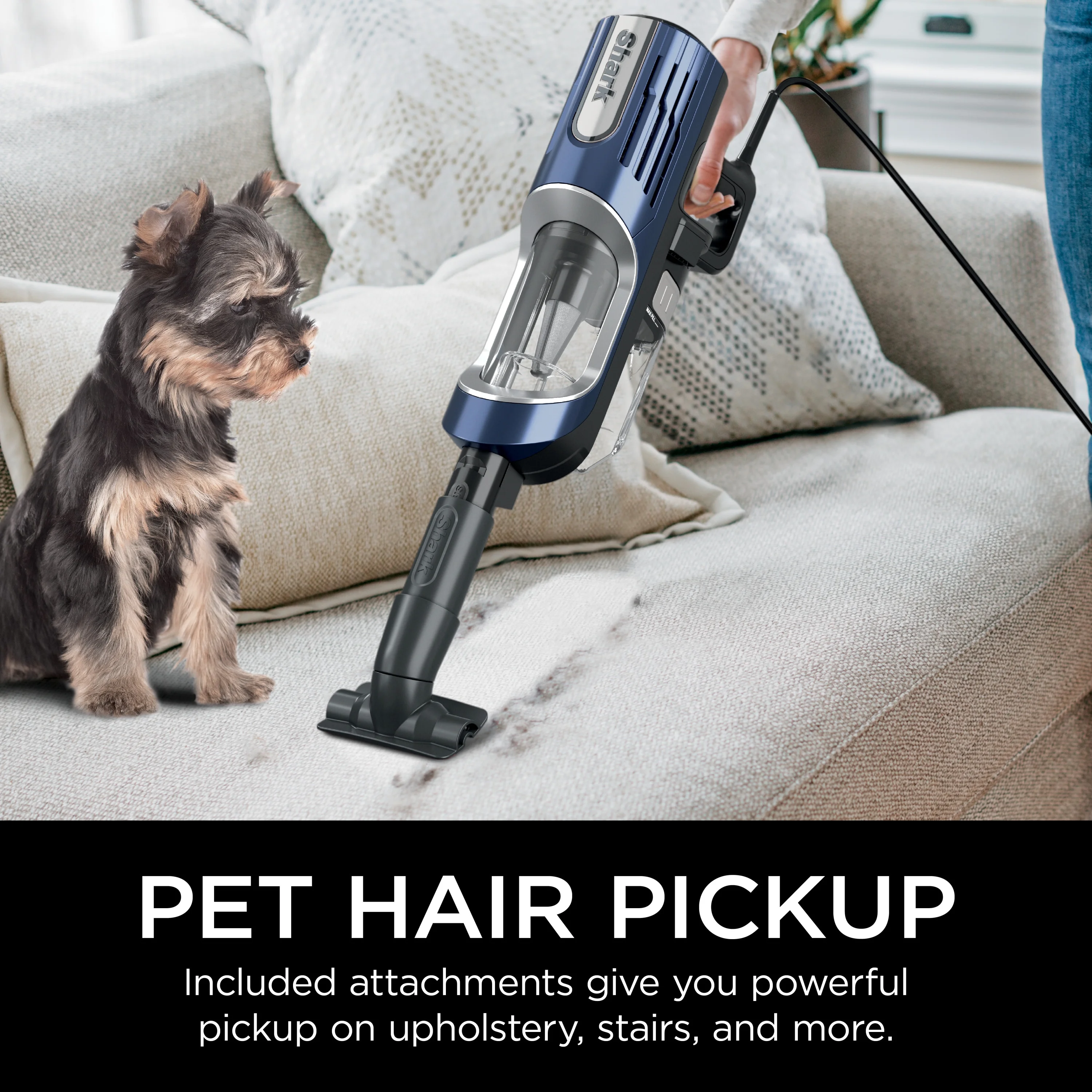 UltraLight Pet Pro Corded Stick, PowerFinsa?�� and Self Cleaning Brushroll, HZ600, Cordless Stick Vacuum, Lightweight, Powerful Suction, Pet Hair, Hard Floor, Carpet, HEPA Filter(Blue/Single) Image 5