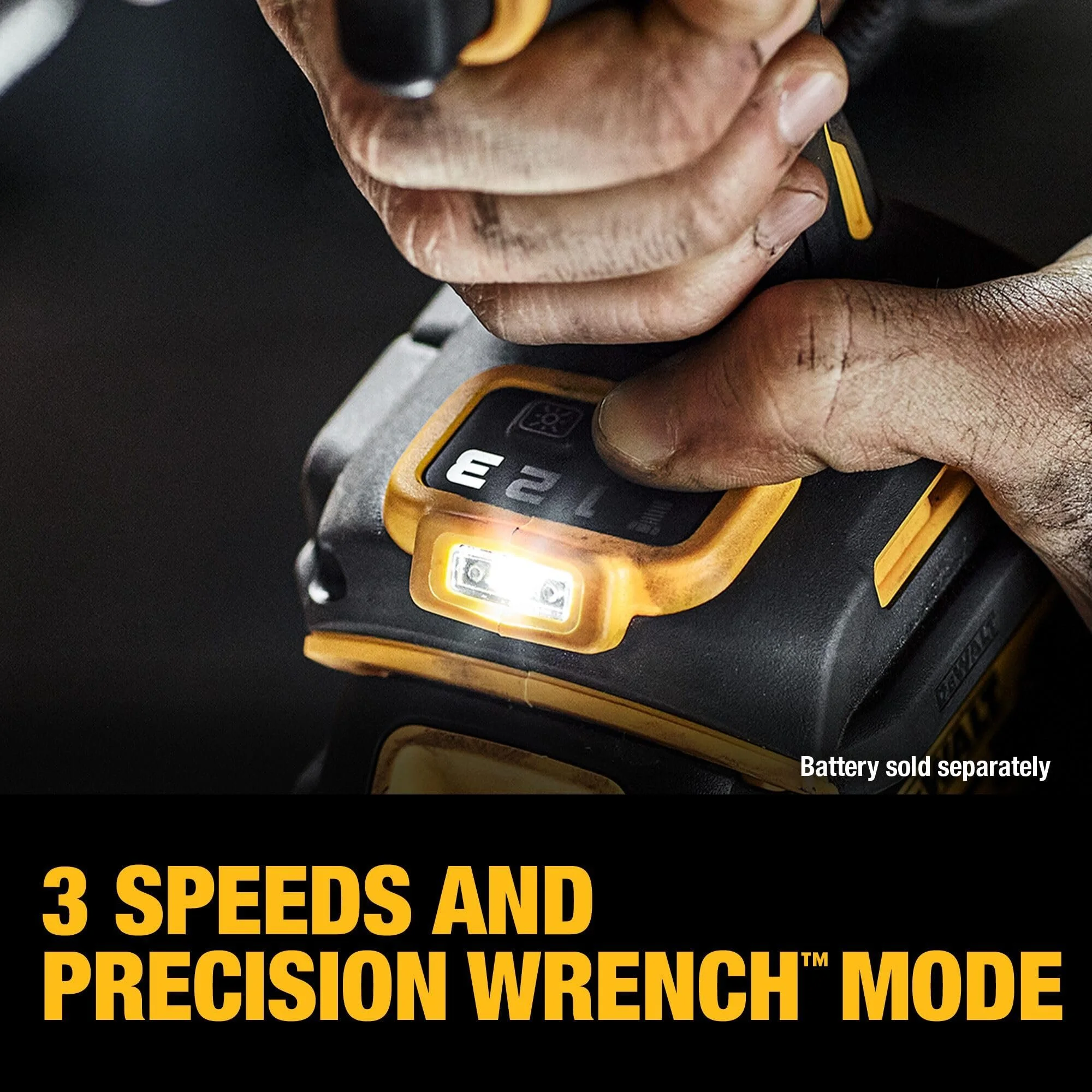 20V MAX XR Brushless Cordless 3/4 In. High Torque Impact Wrench with Hog Ring Anvil Tool Only DCF964B - Image 7