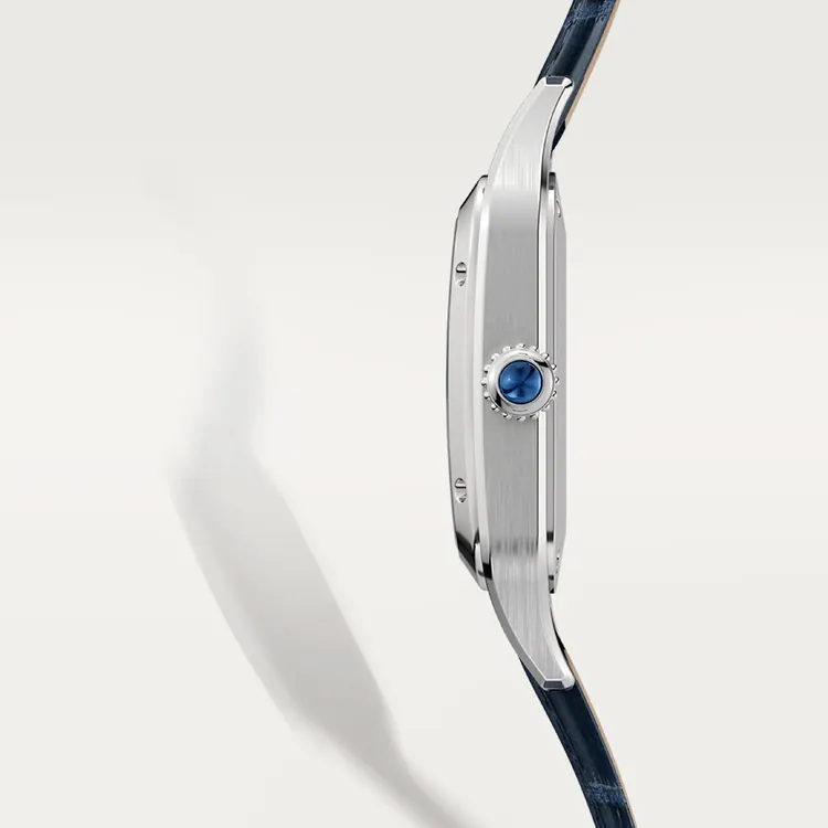 [Super Clone]SANTOS-DUMONT Blue Strap 38mm