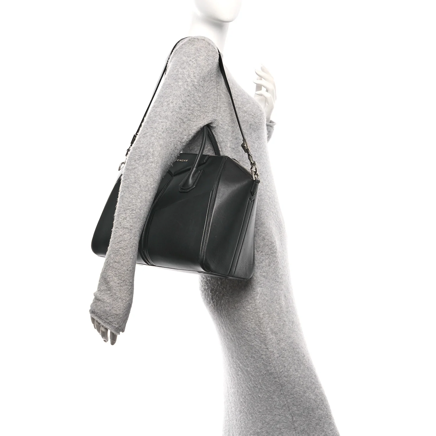Calfskin 3D Medium Antigona Black