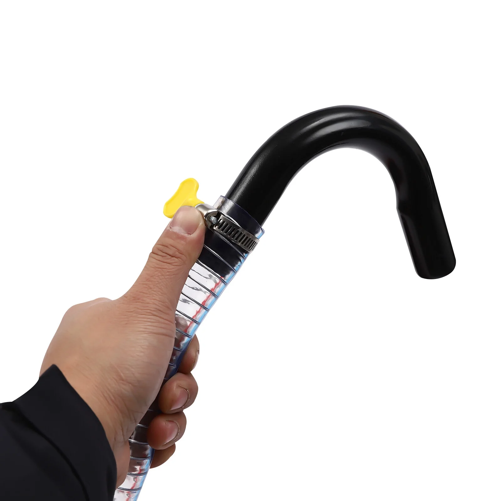Low Profile Oil Drain Pan 20 Gallon Oil Drain Cart w/ 110W Manual Pump Hose - Image 7
