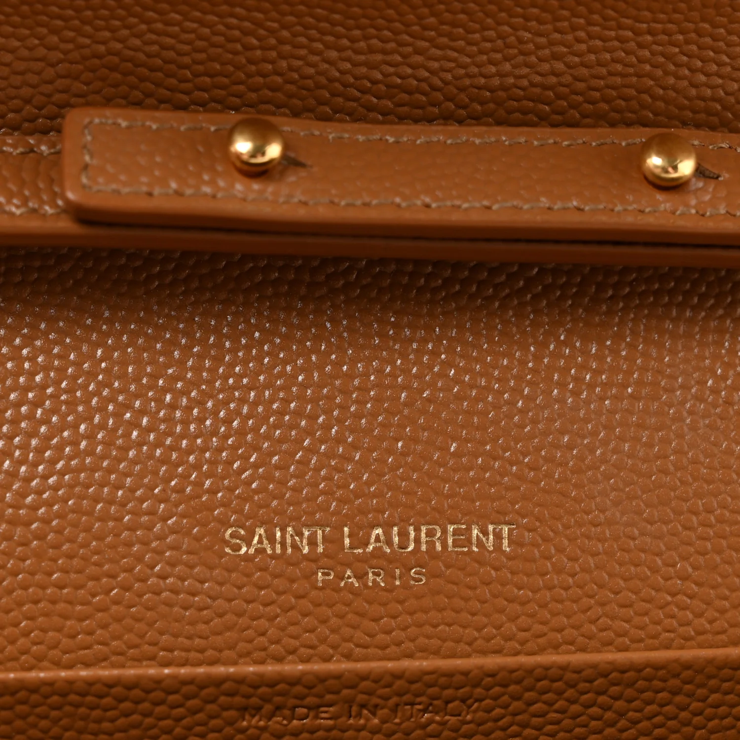 Grain De Poudre Matelasse Chevron Monogram Chain Wallet Natural Dark