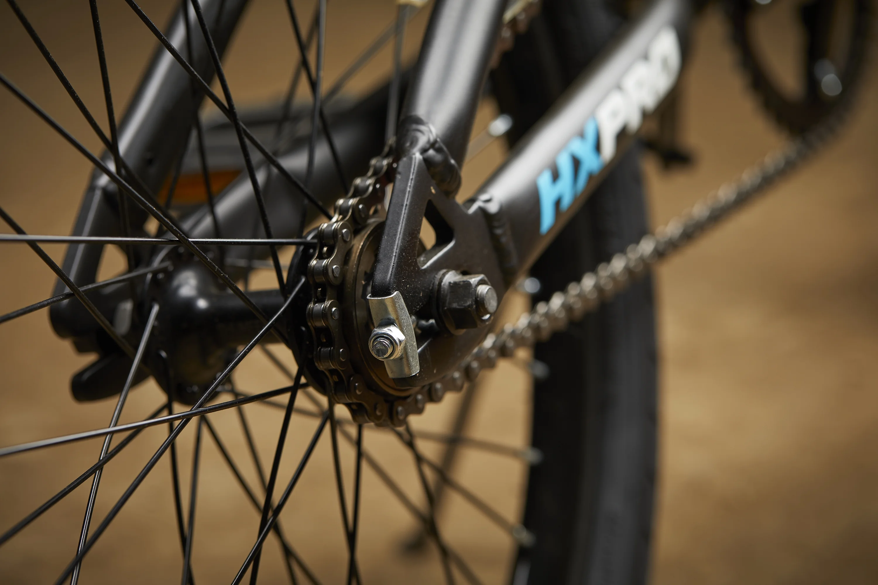 20-inch BMX Bikes HX-Pro Bike, Black with Teal, Aluminum Frame - Image 5