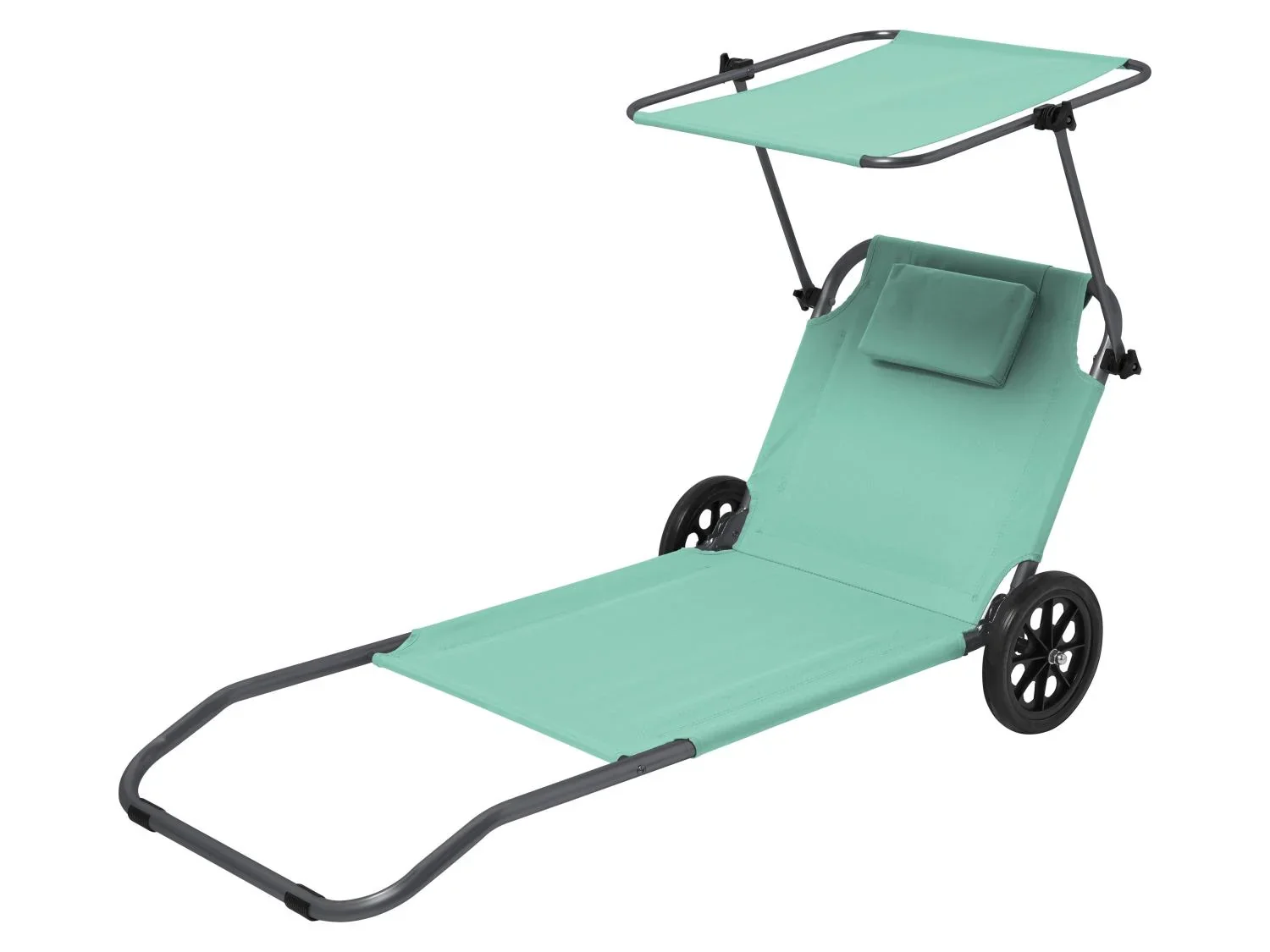 CRIVIT Chaise de plage  roulettes
