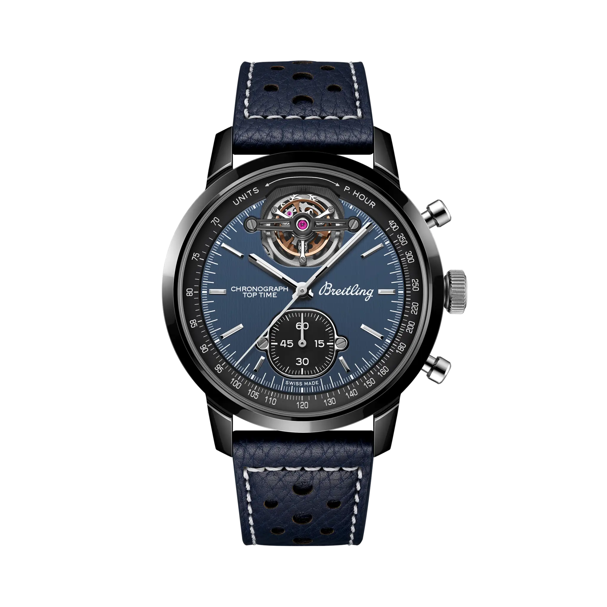【Super Clone】Breitling Top Time B21 Shelby Cobra Tourbillon 44mm SB21251A1C1X1