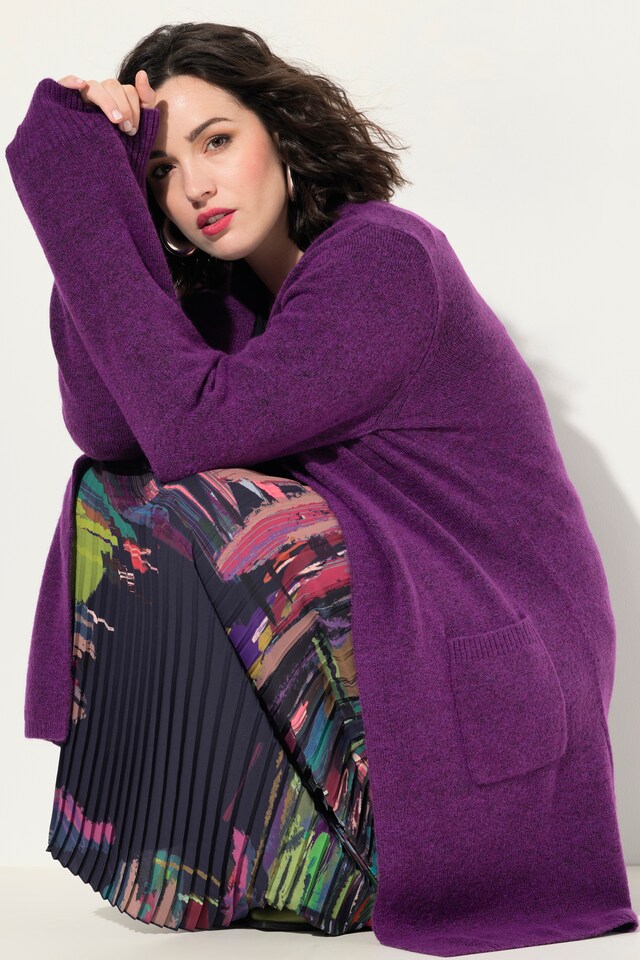 Oversized Open Shape Long Sleeve Cardigan
