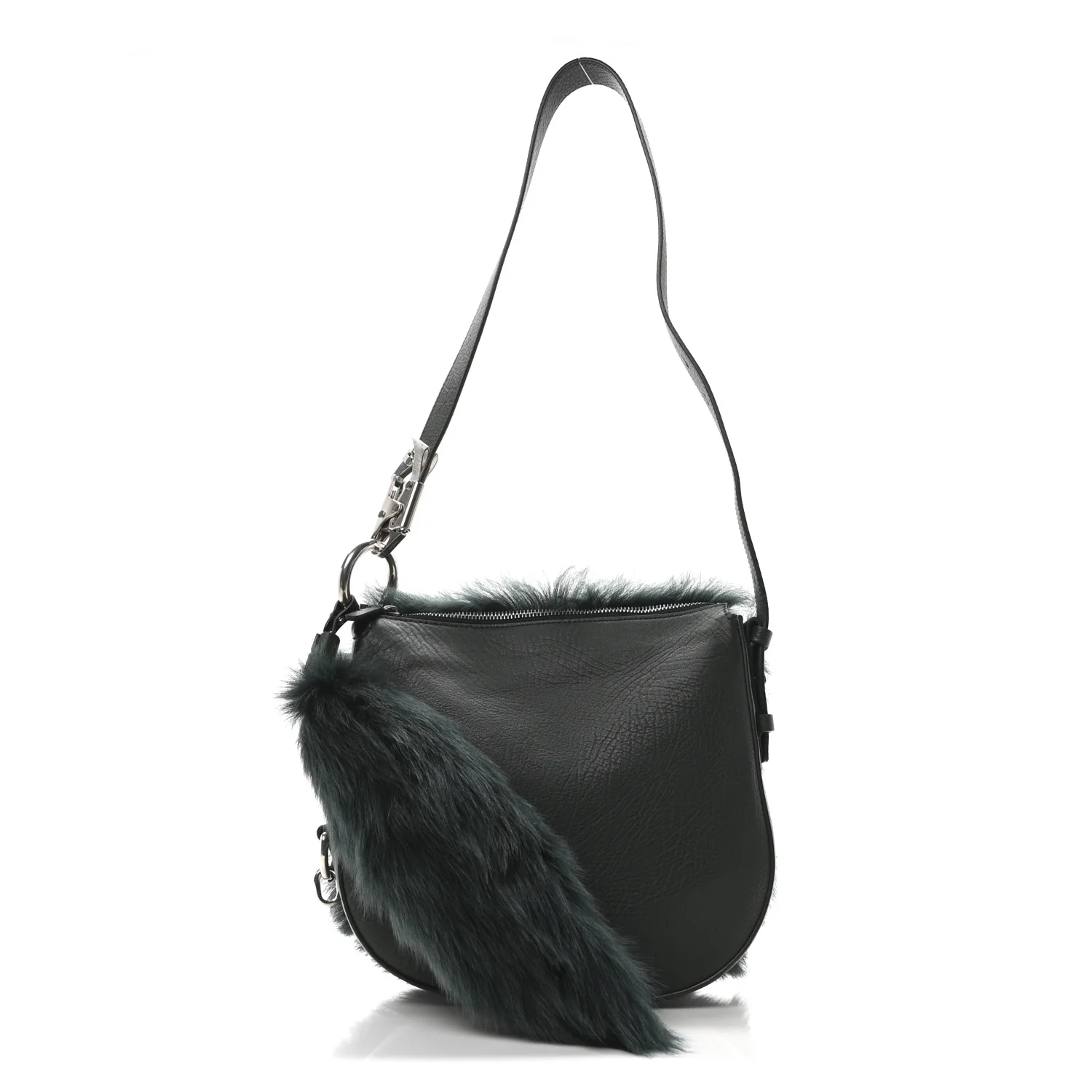 Shearling Small Knight Crossbody Bag Vine