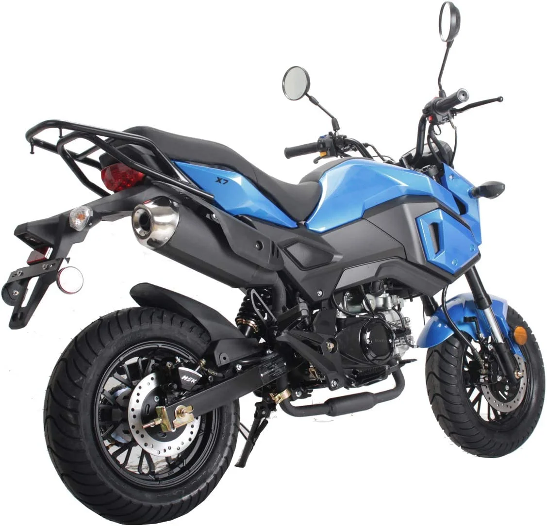 Upgraded New 125cc Motorcycle Bike VADER 125 HELLCAT Dual Sports 125cc Motorcycle Bike Youth Adults Gas Motorcycle Big Headlights ( RED ) - Image 8