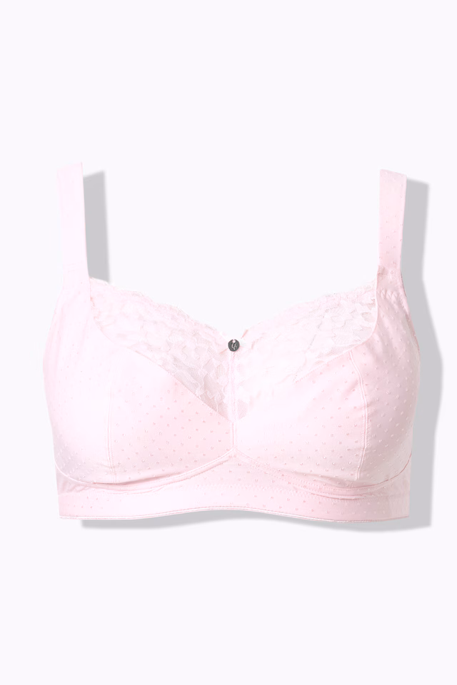 Lace Detail Underwire-Free Bra