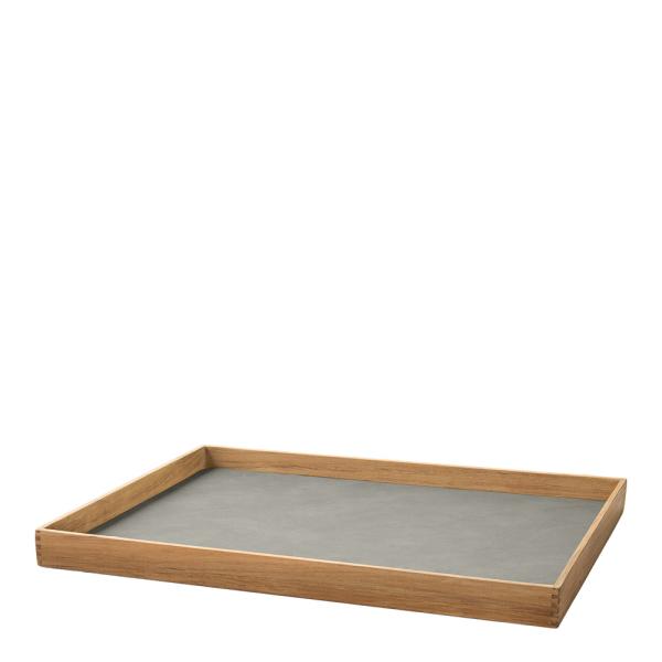 Even teak brett 37x47 cm nupo lys grå