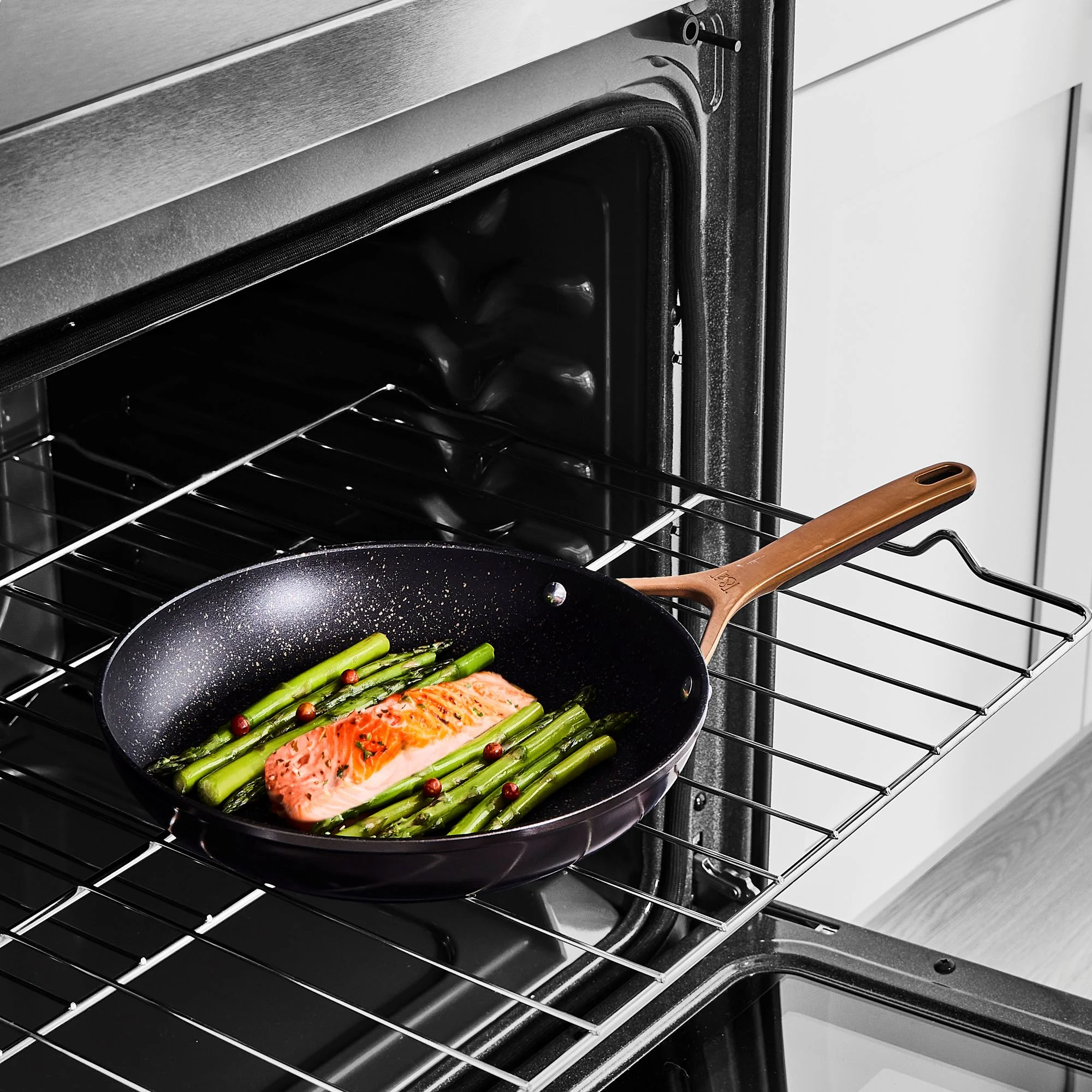 Thyme & Table Supreme 12 - Piece Non - Stick Cookware Set, Pots and Pans Set - Bronze