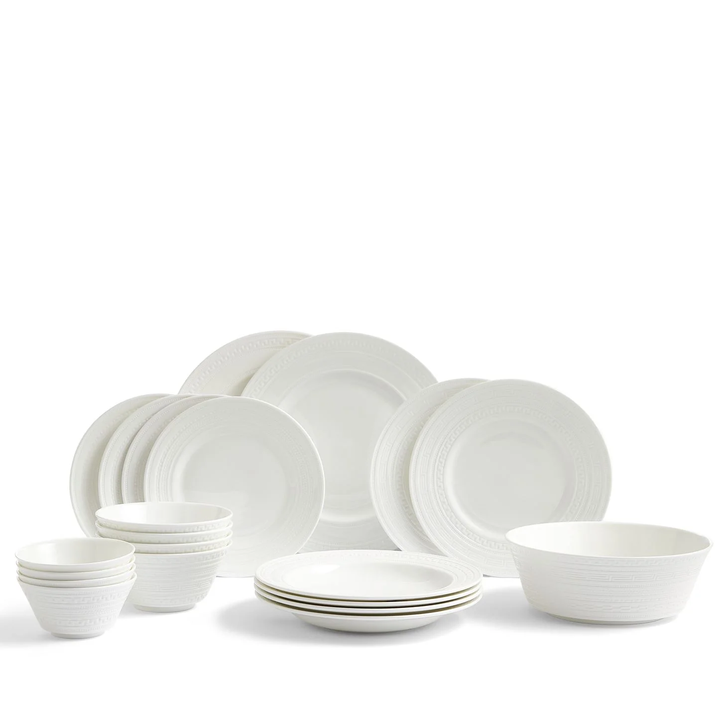 Intaglio 21 Piece Dinner Set