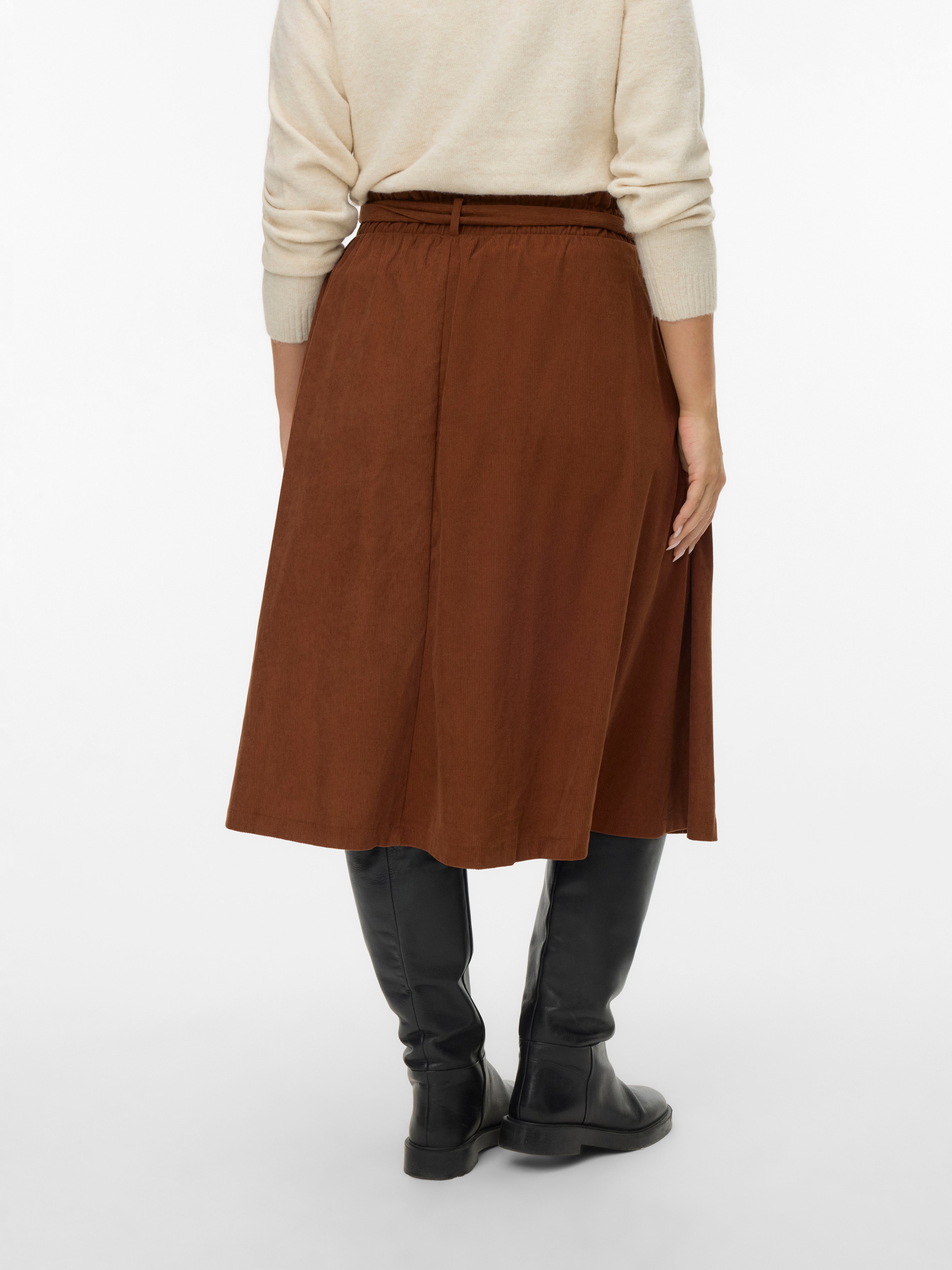 VERO MODA® VMVILJA Corduroy High waist Midi skirt