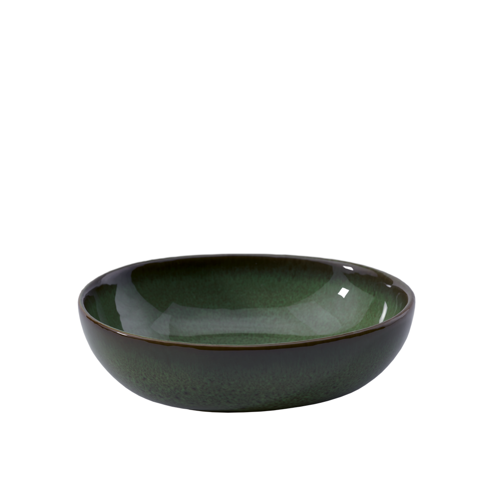 Lave Cereal bowl - Green, 20.3 oz, stoneware