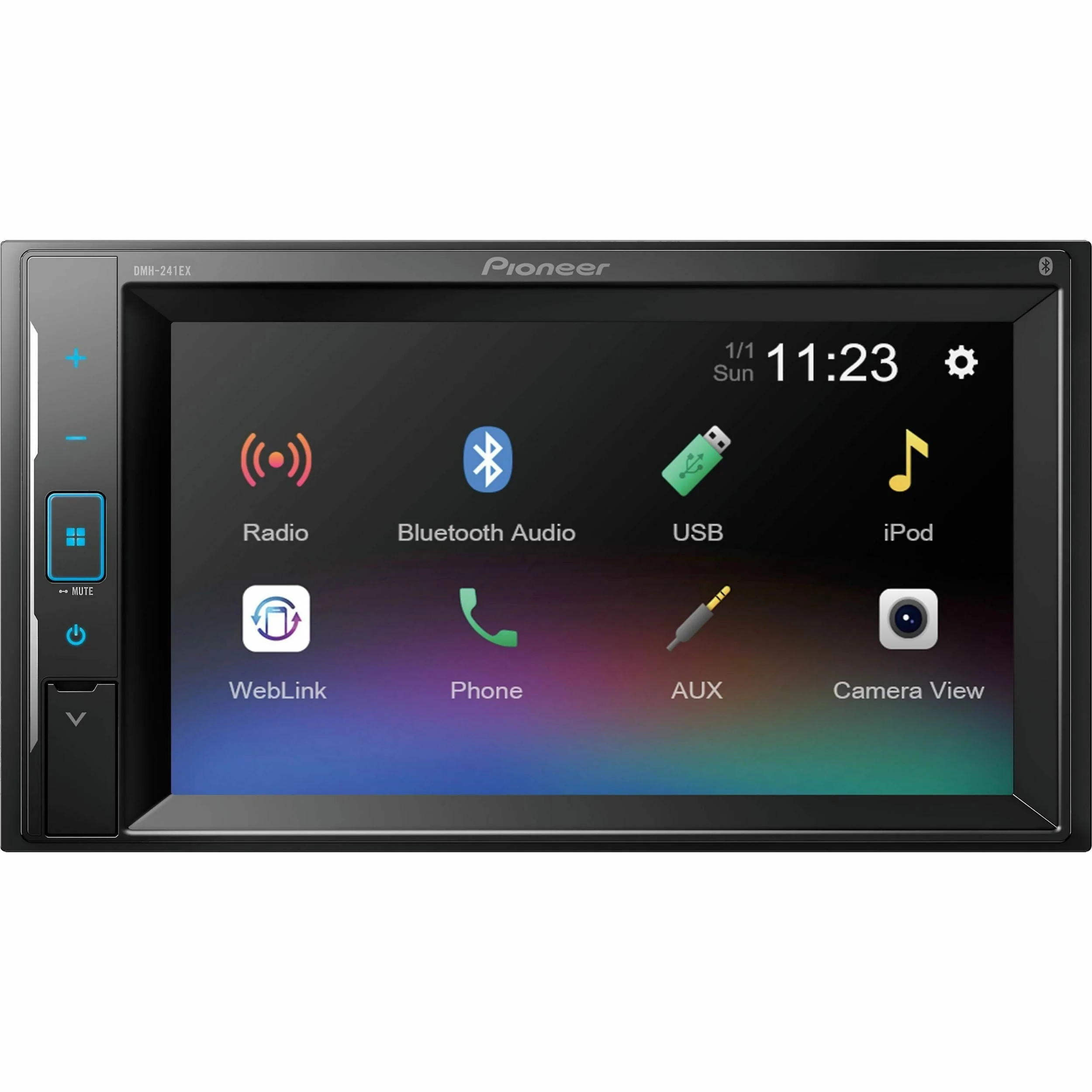 DMH 241EX 6 2 inch Touchscreen, Bluetooth Digital Media Receiver Black Image 3