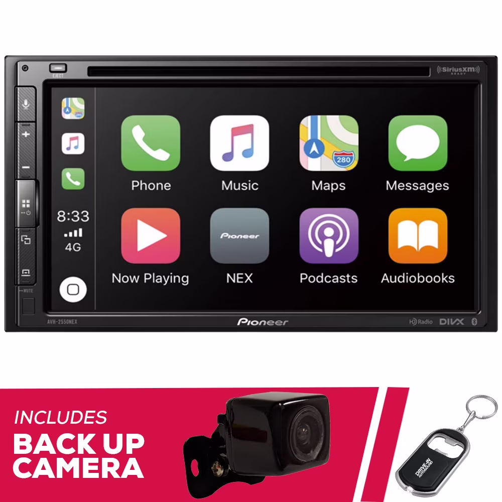 New AVH-2550NEX 6.8" DVD with Amazon Alexa and Back-Up Camera