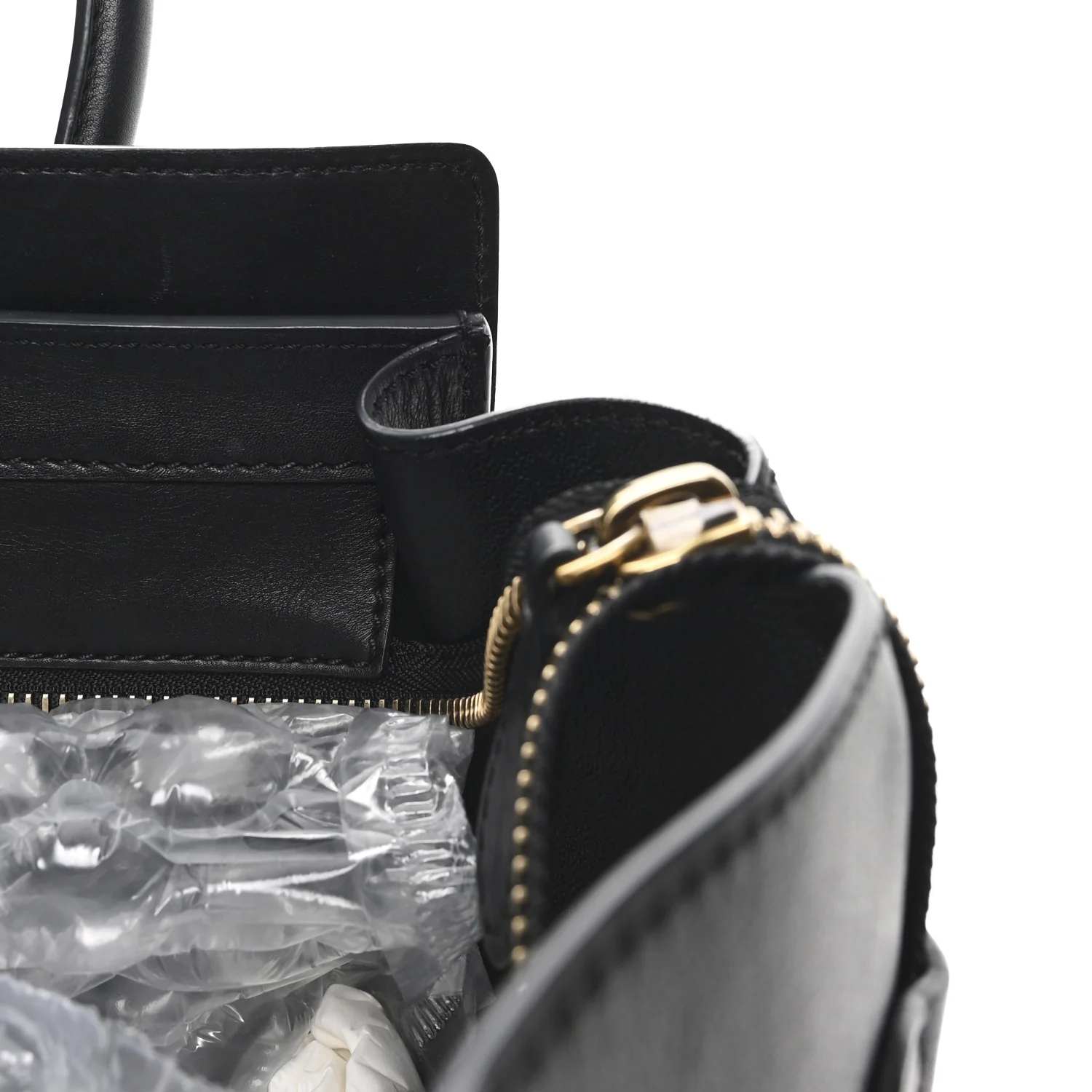 Smooth Calfskin Mini Luggage Black