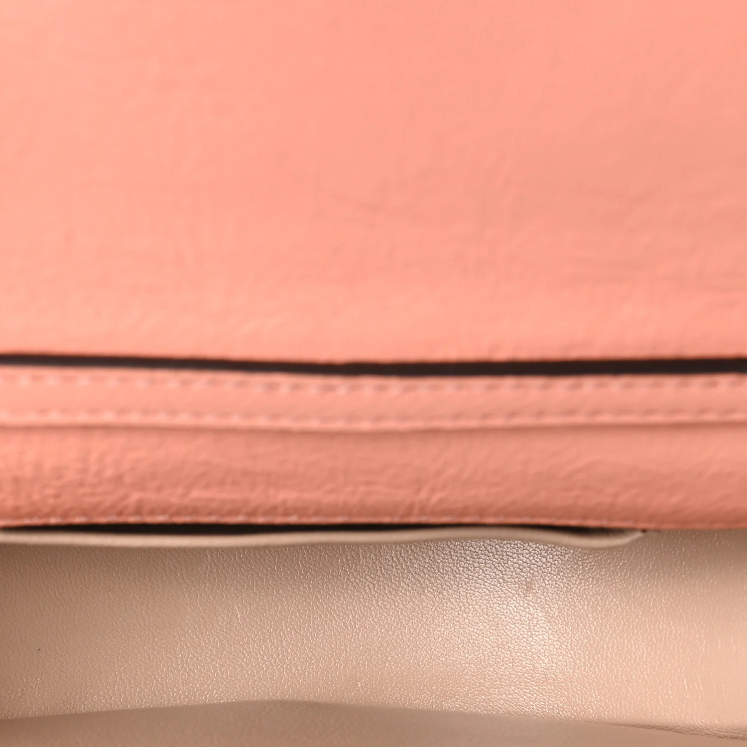 Calfskin Small Nile Bracelet Minaudiere Bag Ideal Blush