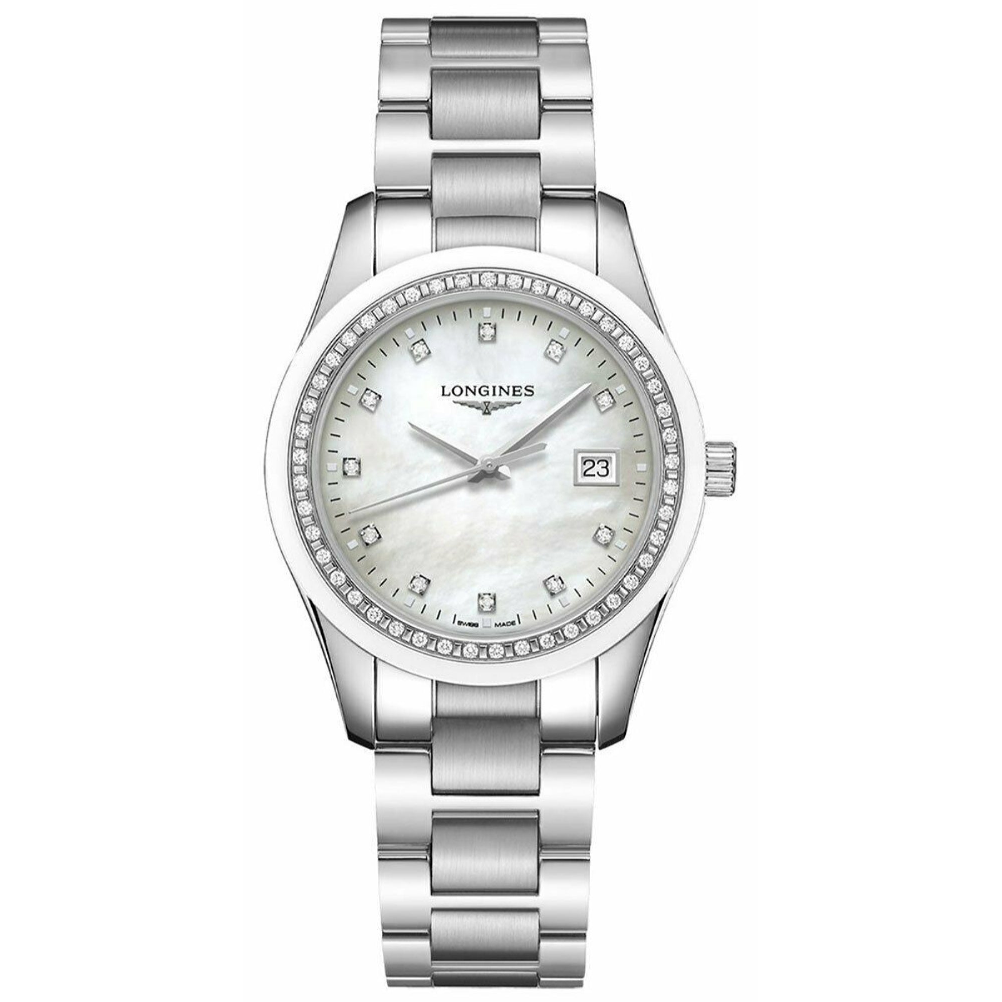 Longines Men's L2.387.0.87.6 Conquest Stainless Steel Watch