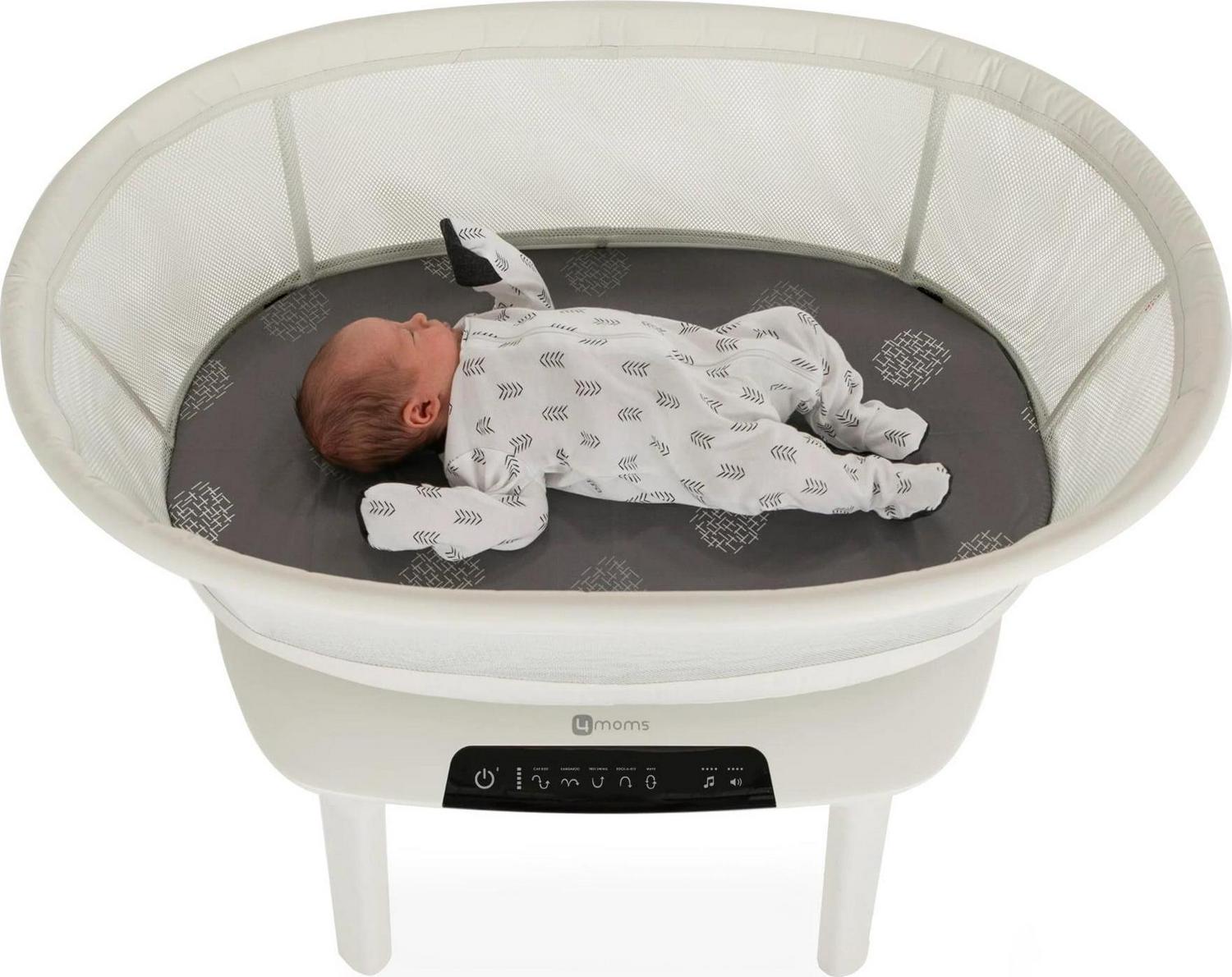 MamaRoo Sleep Bassinet. Baby Bedside Bassinet. Supports Babys Sleep with Adjustable Features 5 Motions. 5 Speeds. 4 Soothing Sounds and 2 Heights - Image 3