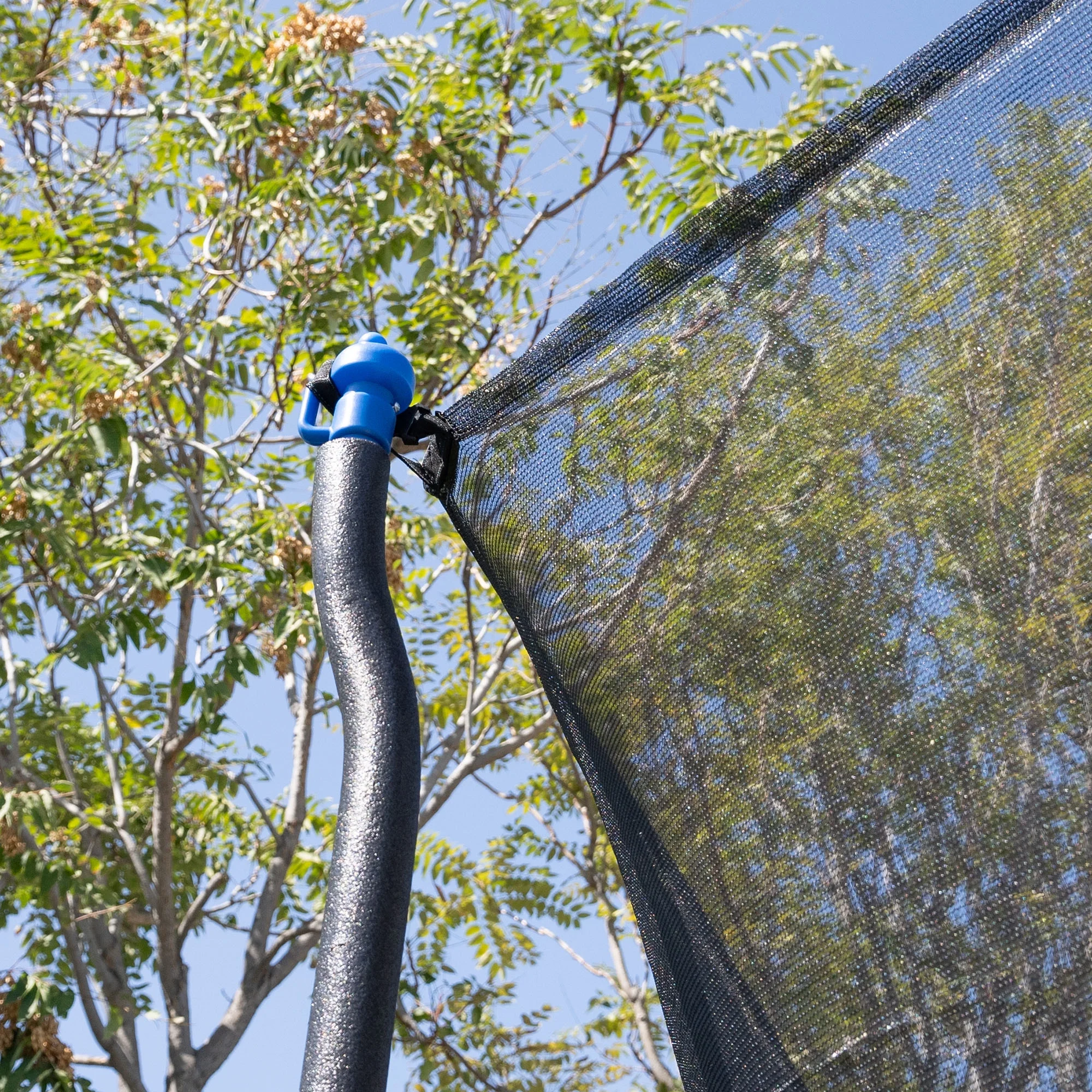 Bounce Pro 12' Round Trampoline with Safety-Enclosure in Blue and Yellow(Trampoline) - Image 9