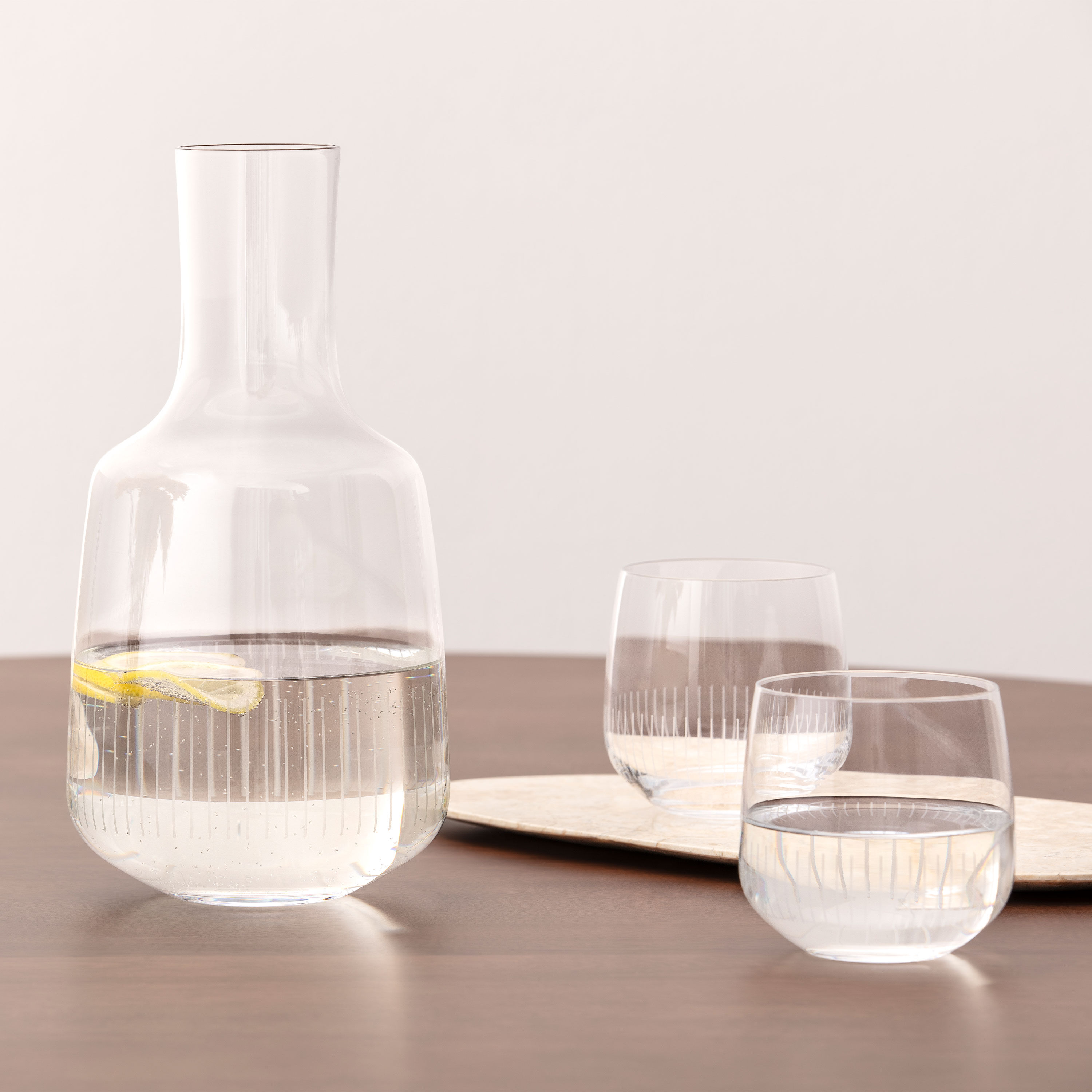 Afina Water glass - Clear, 6.8 oz, crystal glass