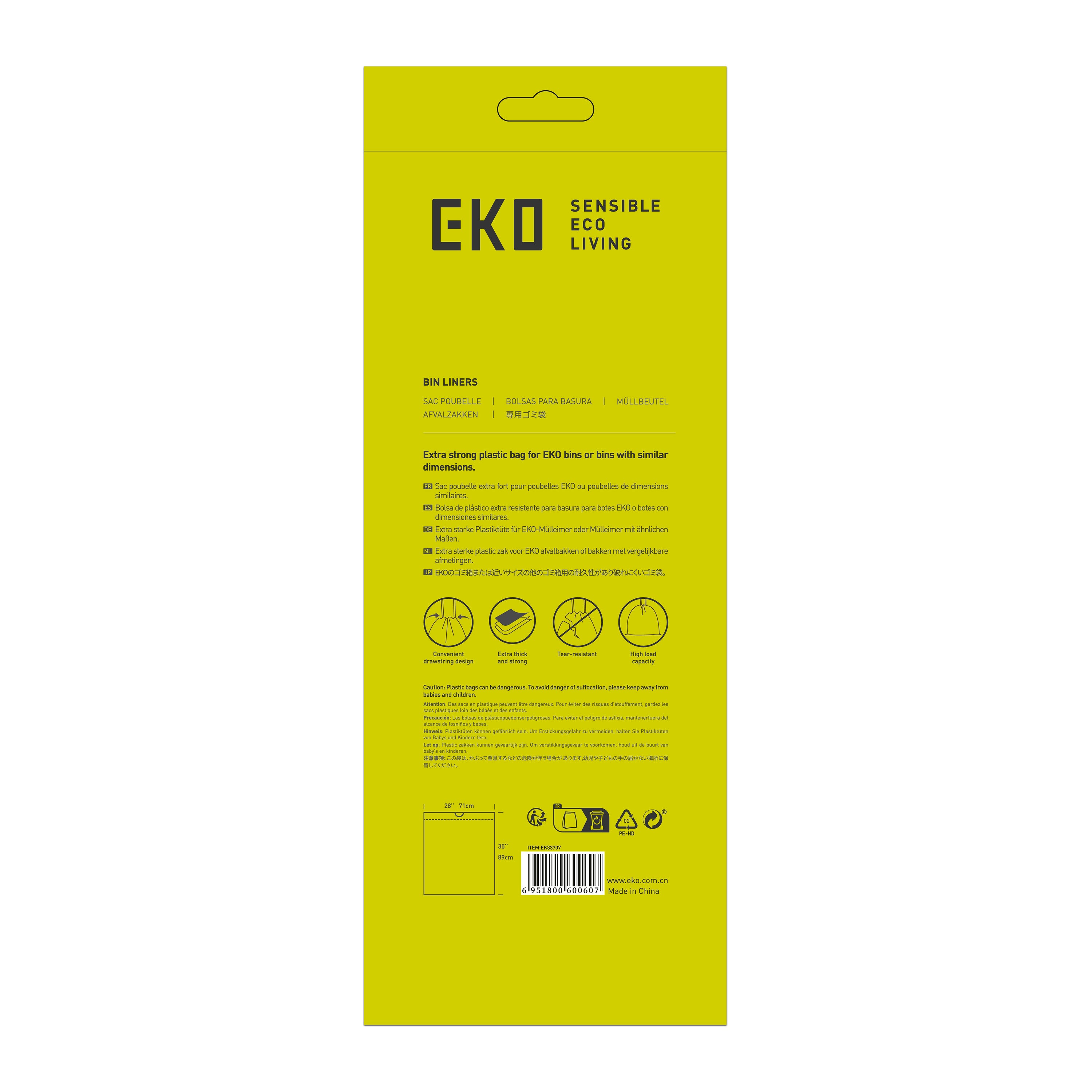 EKO Type G Afvalzak 50-90L - 24 x 10 Zakken