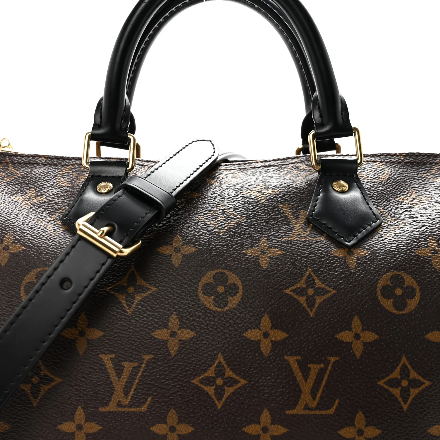 Monogram My World Tour Speedy Bandouliere 30 Black