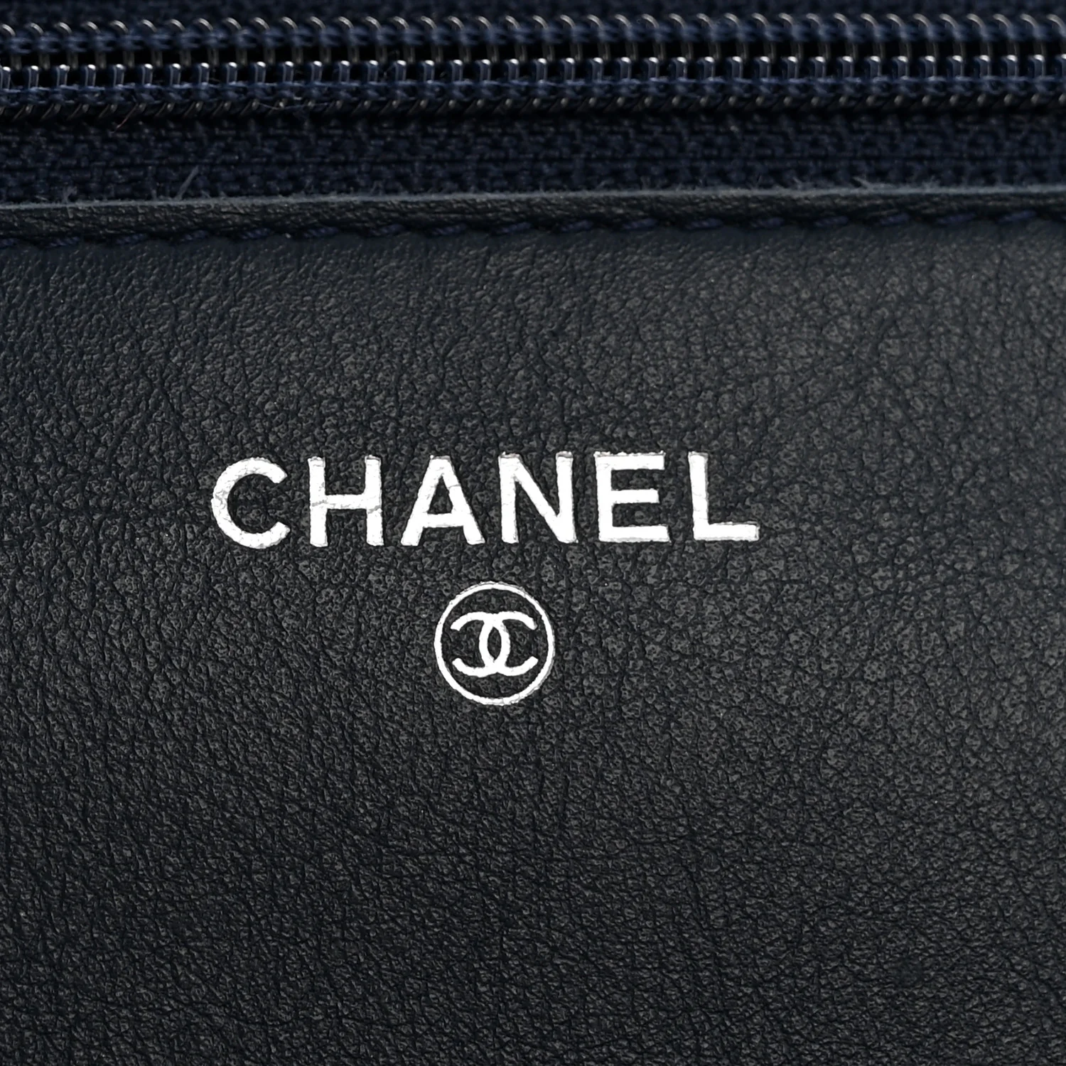 Caviar Timeless CC Wallet on Chain WOC Navy Blue