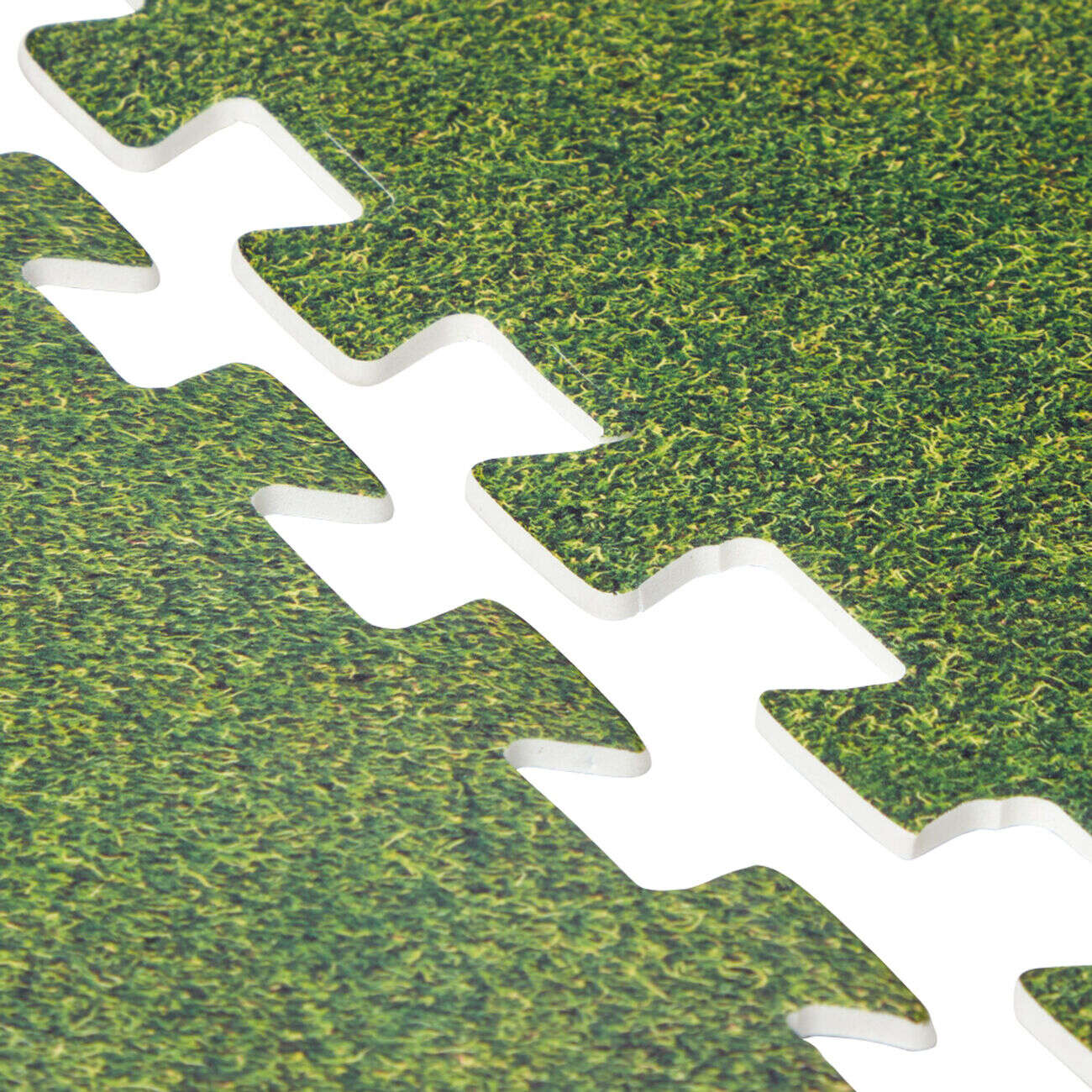 Dalle de protection piscine et spa mousse gazon 50x50cm x8