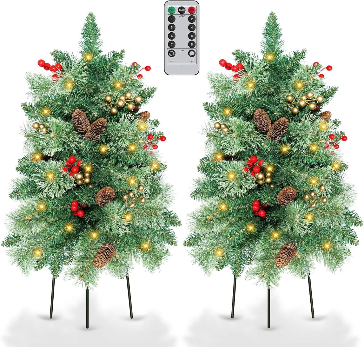 🔥CHRISTMAS ON SALE🔥Christmas Tree Urn Filler with Lights