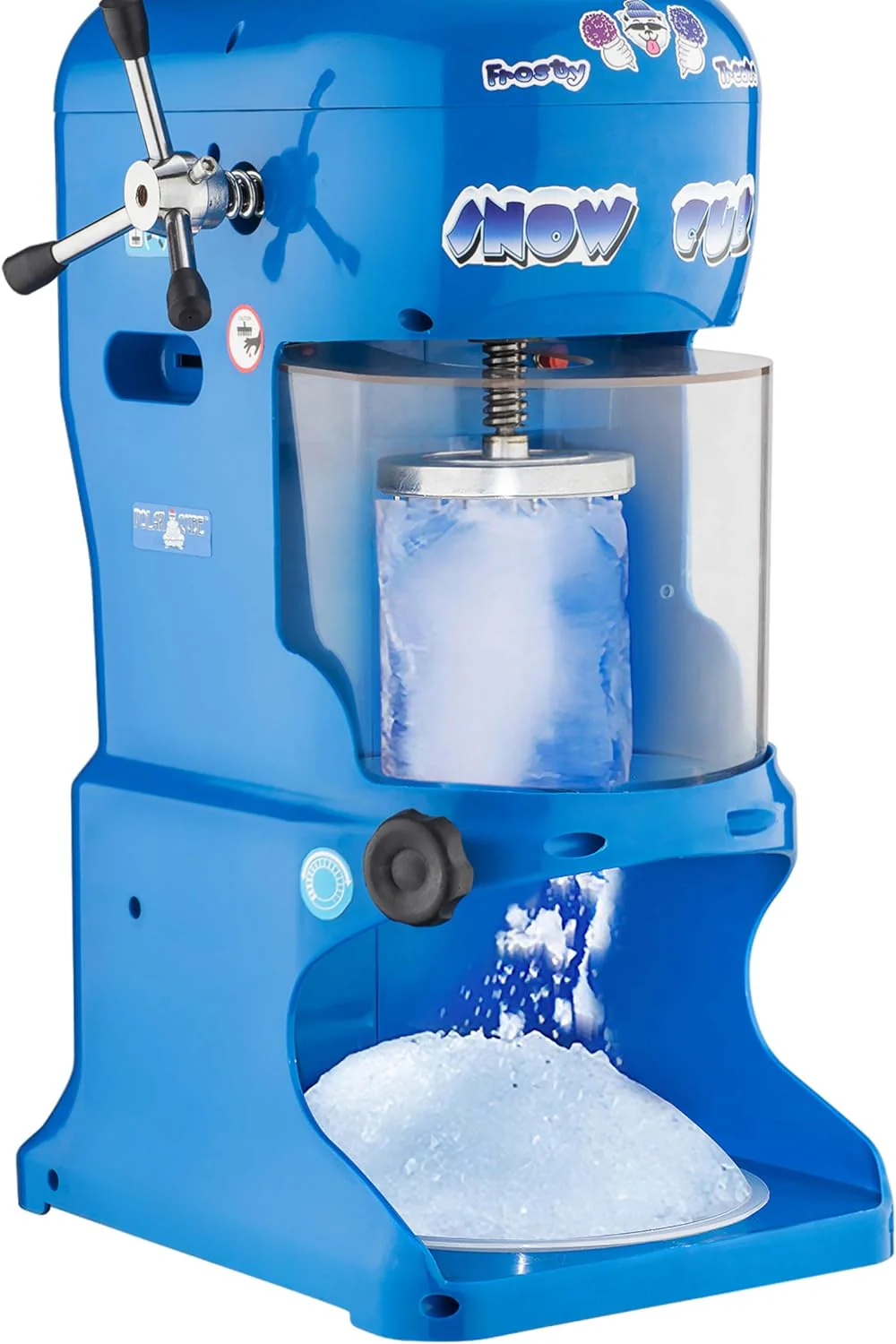 Snow Cone Machine - Electric Block Ice Shaver and Snow Cone Maker with Adjustable Blades for Parties, Events, and More by Great Northern Popcorn