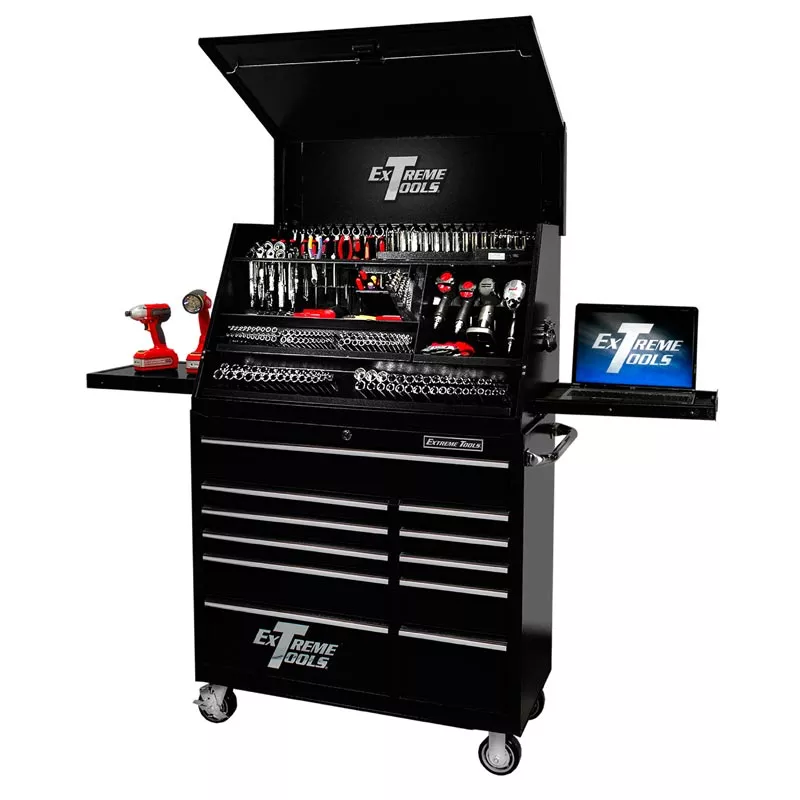 Ensemble poste de travail portable et armoire à roulettes Extreme Tools Deluxe 41