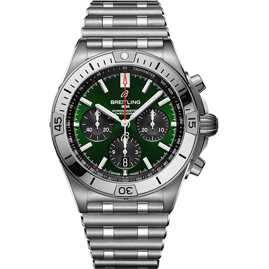 [Super Clone]Breitling Watch Chronomat B01 42 Bentley Green Bracelet