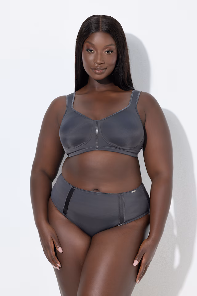 Satin Trim Wirefree Stretch Microfiber Wellness Bra