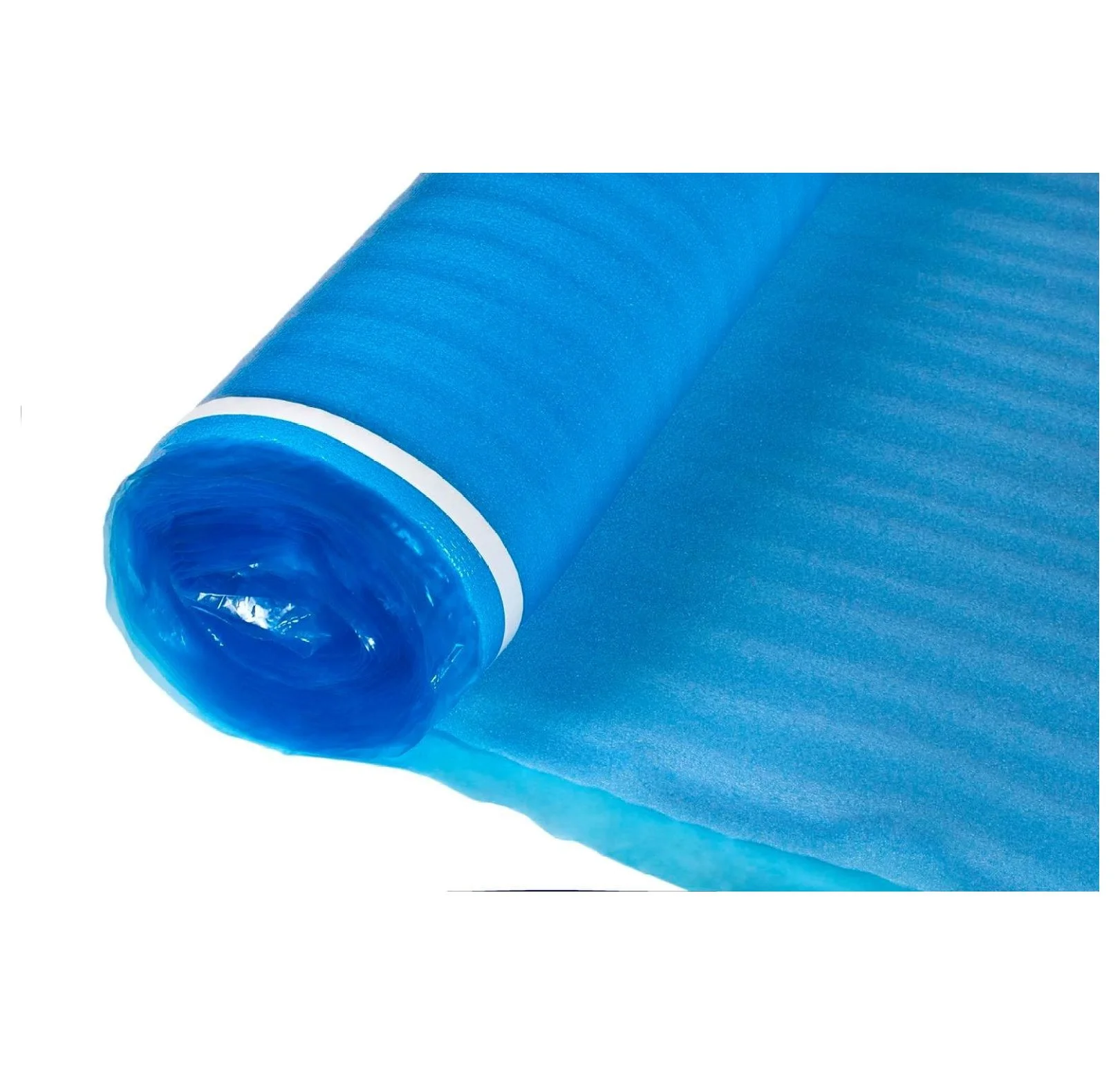 3in1 Vapor Barrier Flooring Underlayment w/Overlap and pre Attached Tape Strip 2mm 500sq ft (Bundle 5 Rolls Each 100 sg ft ) Image 3