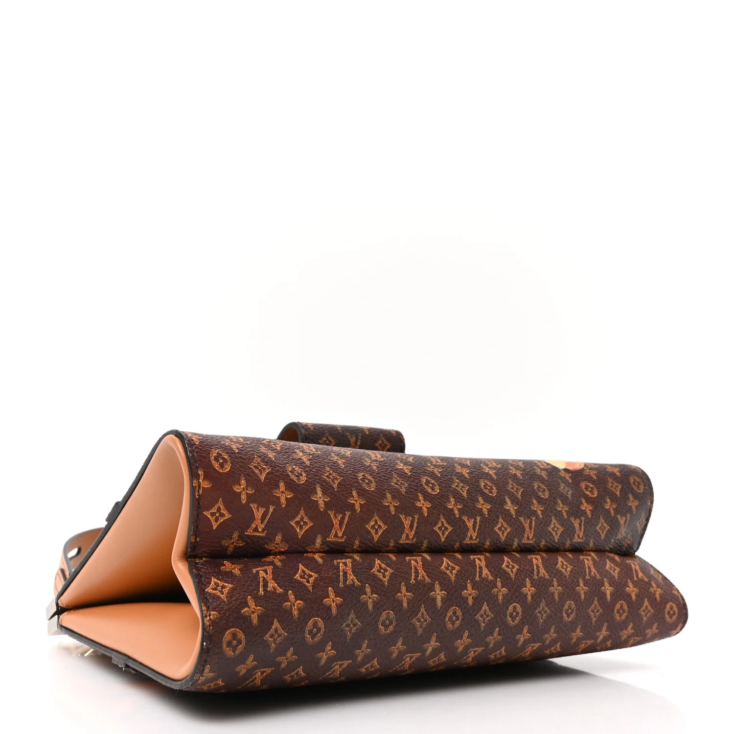 Calfskin Transformed Monogram Time Trunk Crown Frame Bag