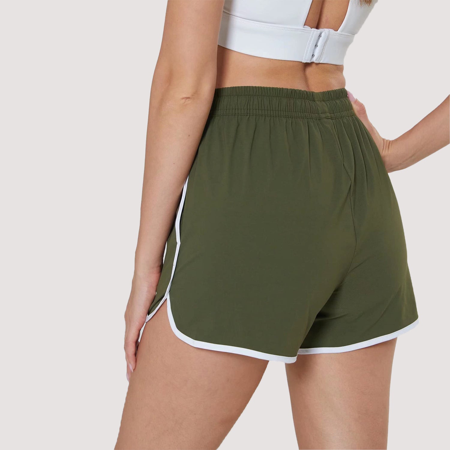 Short de running femme à séchage rapide avec 2 poches et short de yoga
