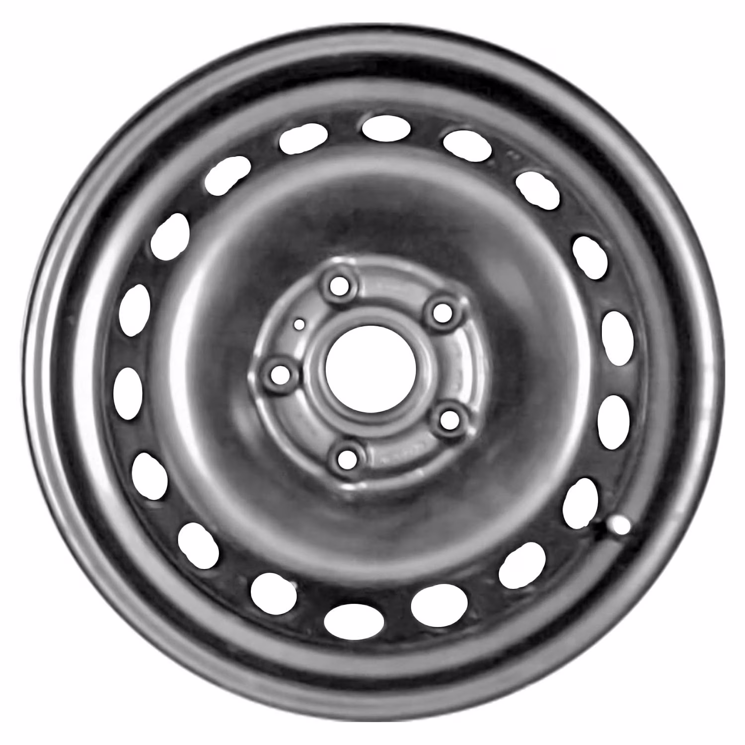 Remanufactured Painted Black Steel Wheel 15 x 6 fits 2005-2016 Volkswagen Jetta