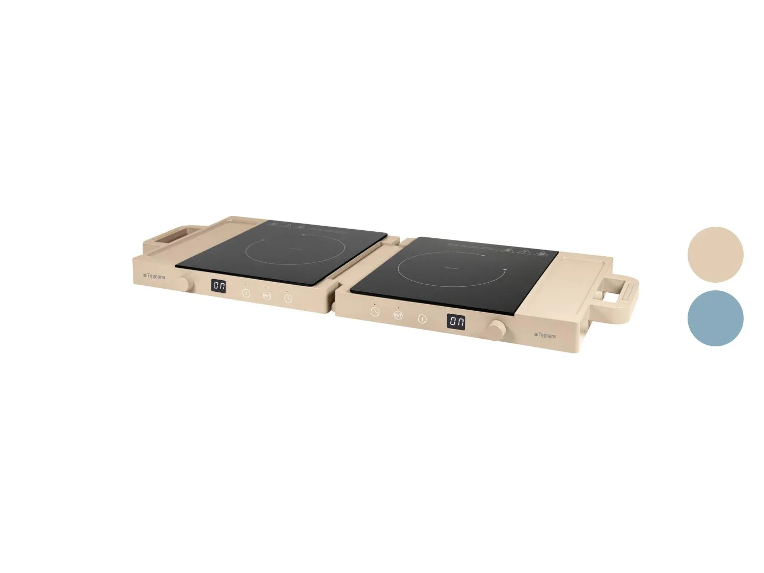 Tognana Double plaque de cuisson pliable