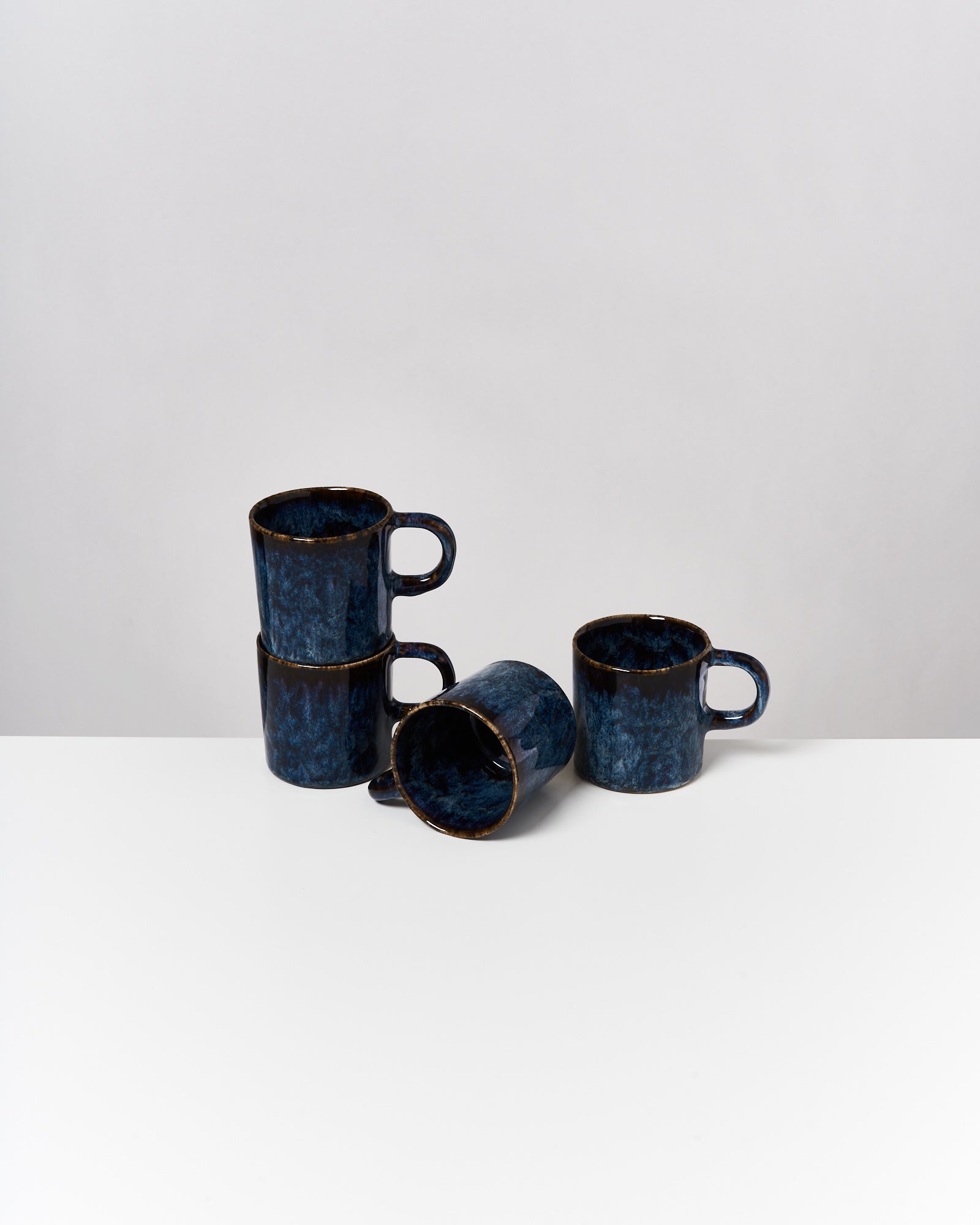 CORDOAMA - LARGE MUG CLASSIC DARK BLUE SET OF 4