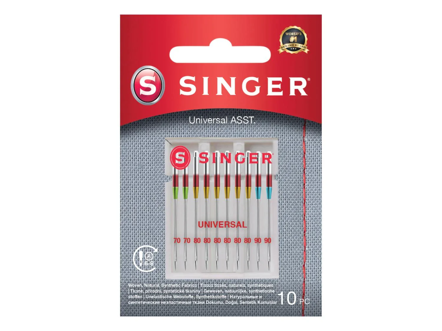 SINGER Set d'aguilles de couture