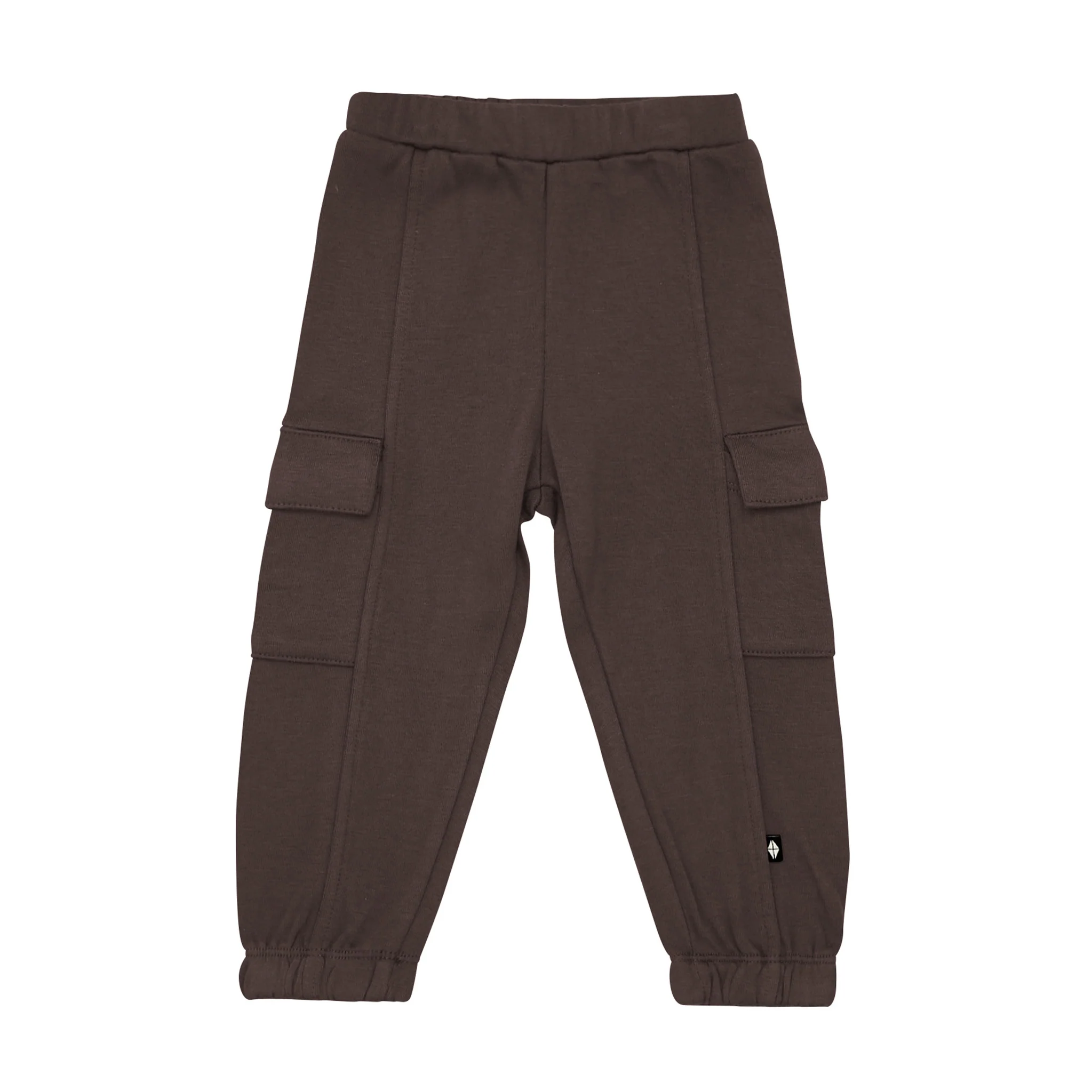 Fleece Cargo Pants in Espresso